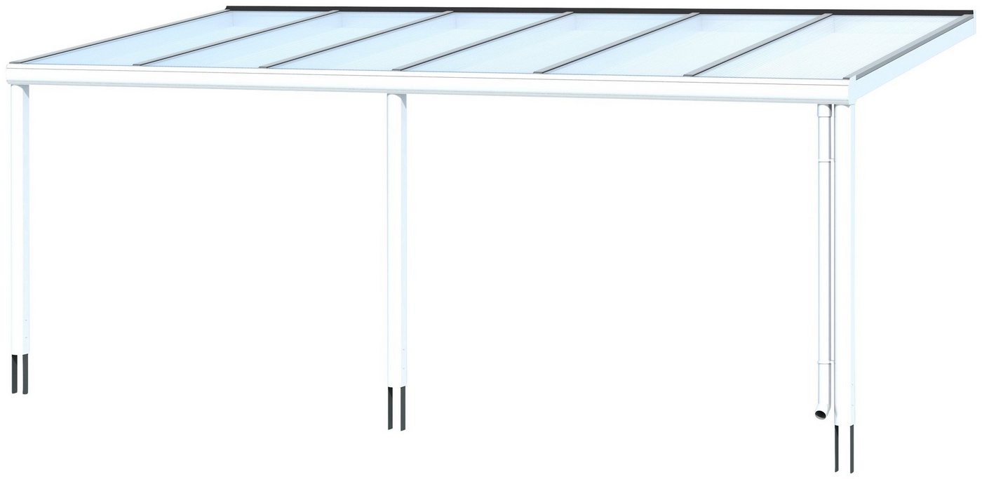 Thumbnail - Skanholz Terrassendach Garda, Bedachung Doppelstegplatten, BxT: 648x257