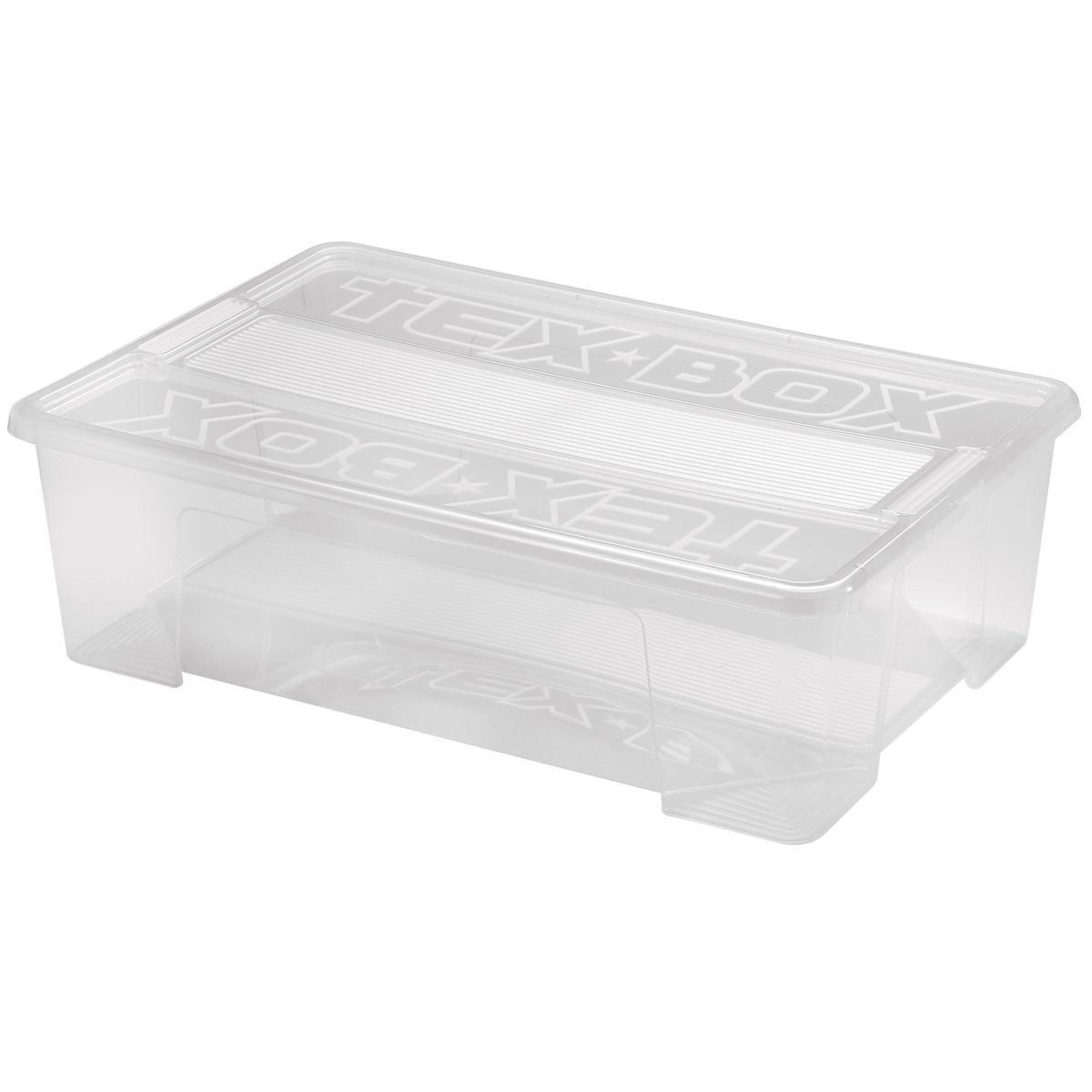 Heidrun Aufbewahrungsbox Aufbewahrungsbox TexBox mit Deckel transparent 57x38x17cm
