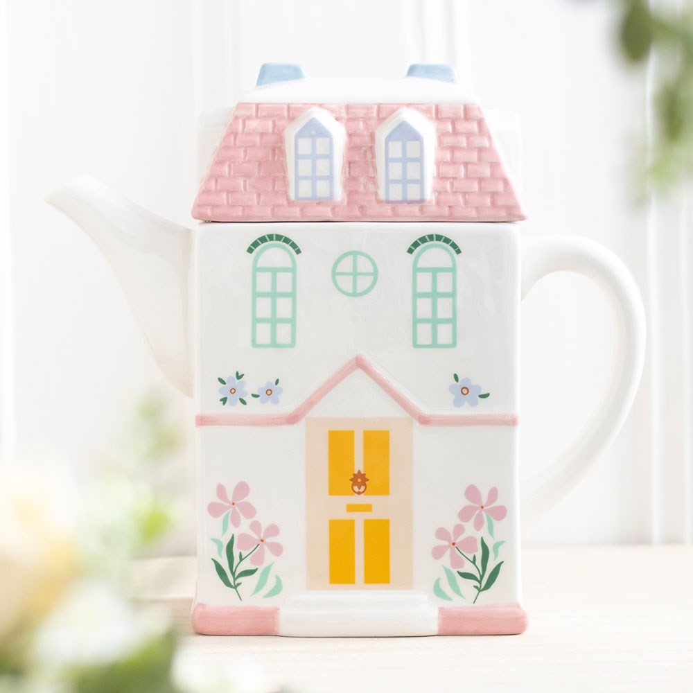 Something Different Teekanne Sweet Teekanne Haus Pastell 1300 ml vintage, Teekanne