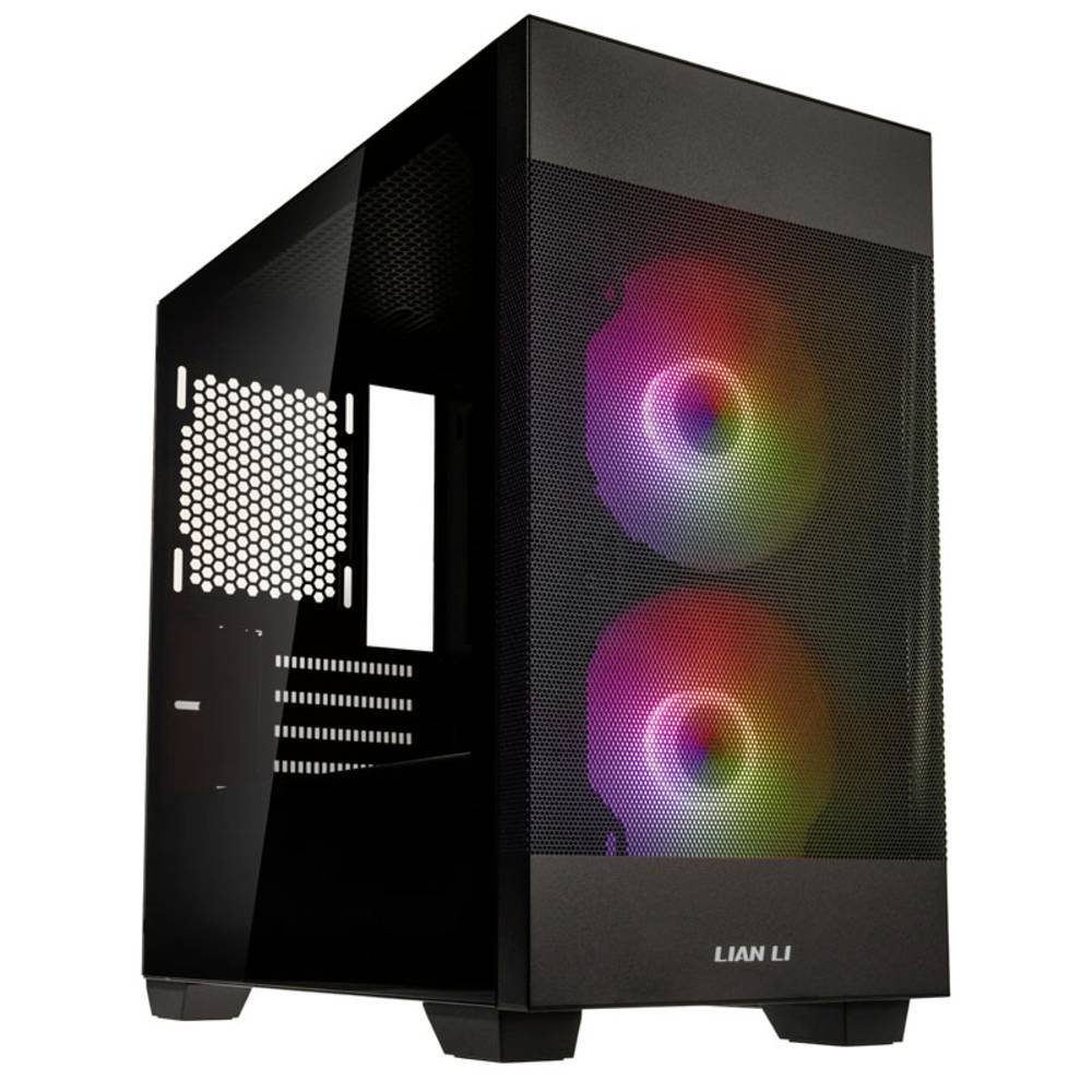 Lian Li Корпуса ПК Mesh Micro-ATX-Gehäuse, Tempered Glass