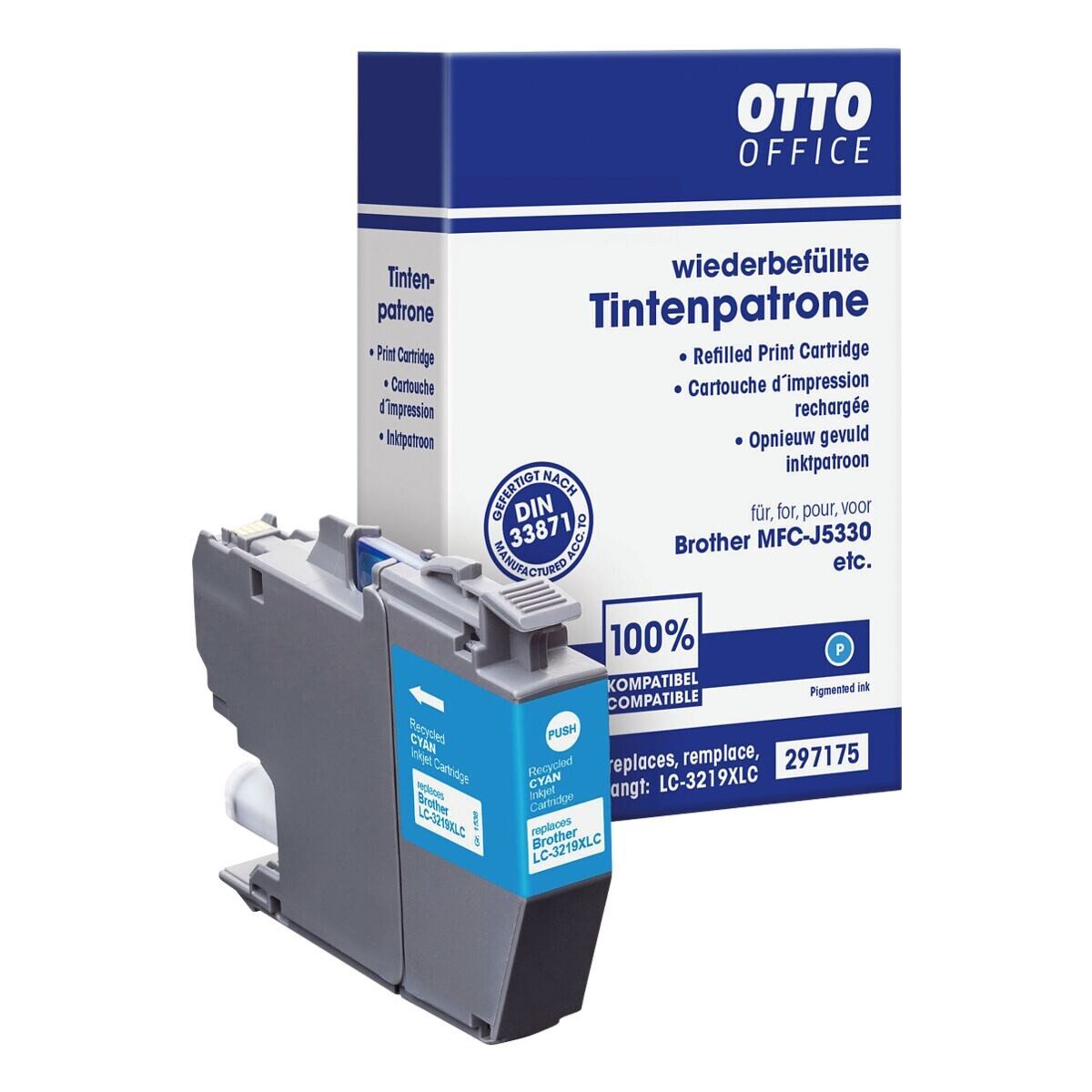 Otto Office LC-3219XLC Tintenpatrone (ersetzt Brother »LC-3219XLC«, cyan)