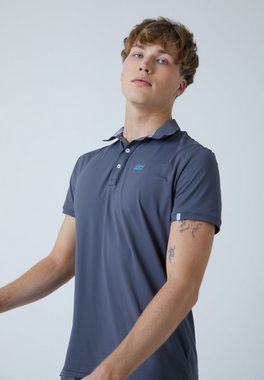 SPORTKIND Funktionsshirt Golf Polo Shirt Kurzarm Jungen & Herren grau