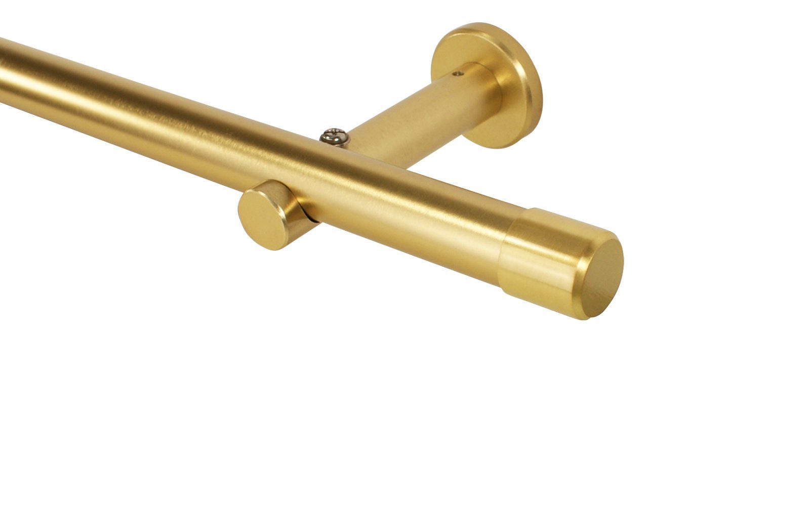 iso-design Gardinenstange Messing Matt 20 mm Endstück Kappe Wand- oder Deck günstig online kaufen