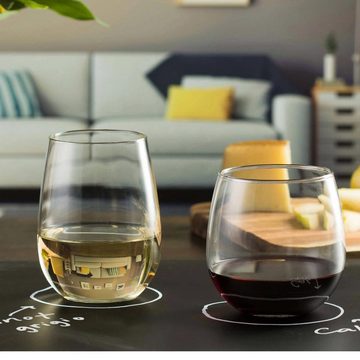 LIBBEY Weißweinglas Weinglas Stemless für Weißwein