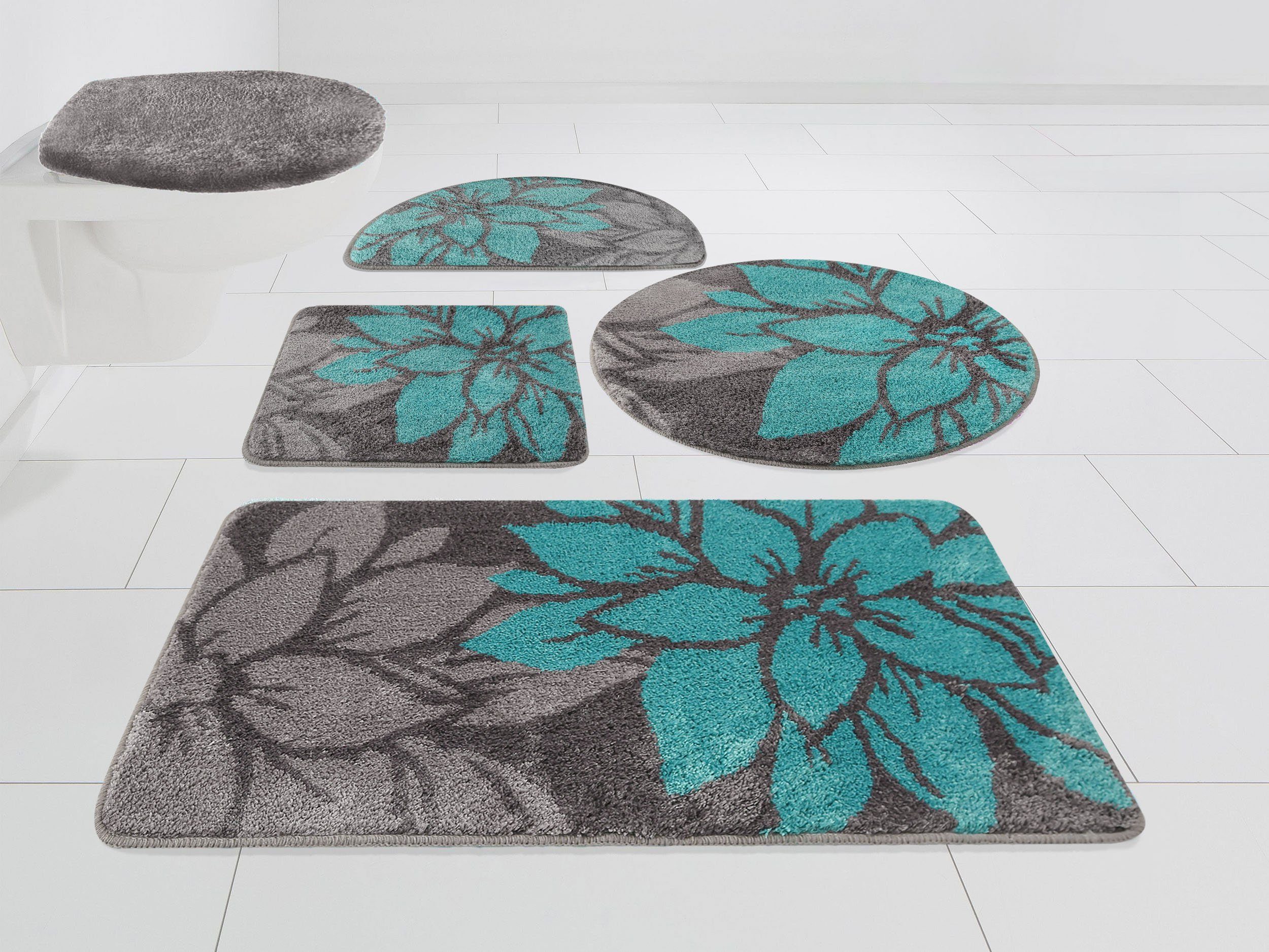 my home Badematte Susan, Höhe 15 mm, fußbodenheizungsgeeignet, strapazierfä günstig online kaufen