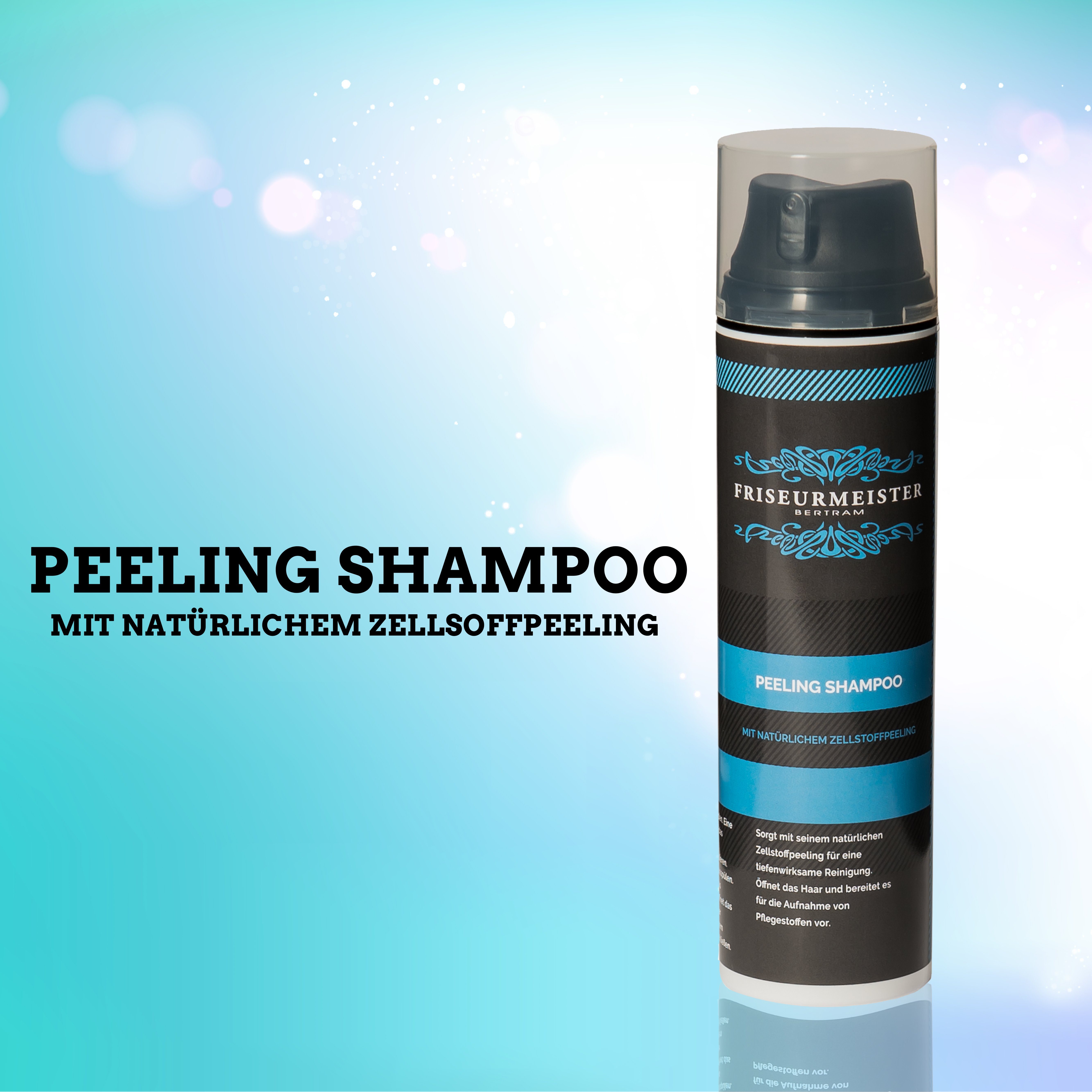 Alle mit Friseurmeister 200ml Peeling Haartypen Haarshampoo Shampoo für Peeling Zellstoff Natürlichen
