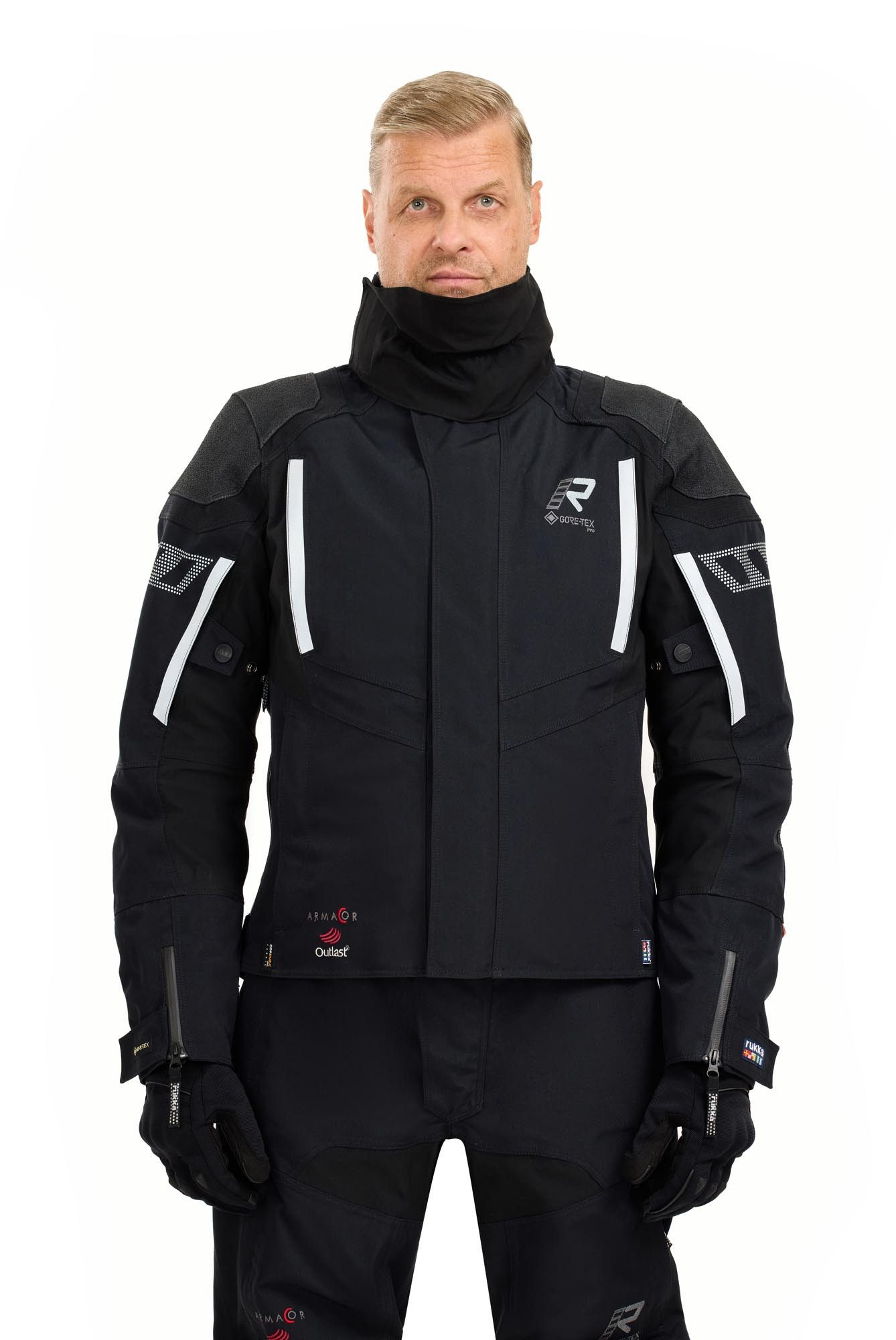 Rukka Motorradjacke Shield-R Motorrad Textiljacke Rückenprotektor enthalten,wasserdicht