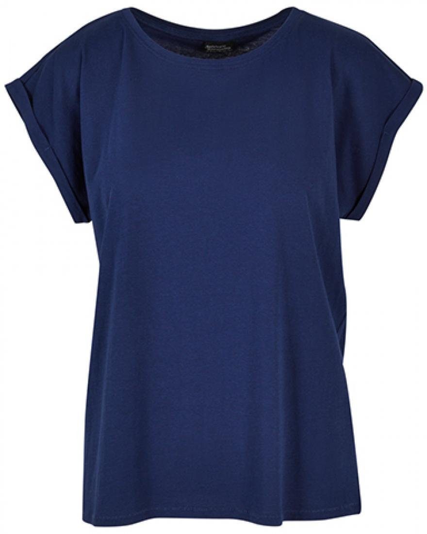 Build Your Brand Rundhalsshirt Ladies Extended Shoulder Damen T-Shirt