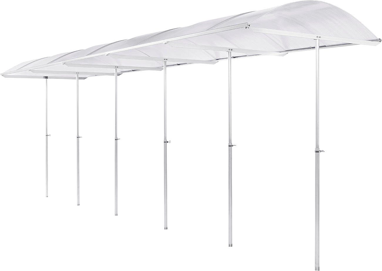 Beckmann Pflanzenschutzdach Modell 1, BxTxH: 112 x 500 x 180 cm, höhenverstellbar 80-180 cm