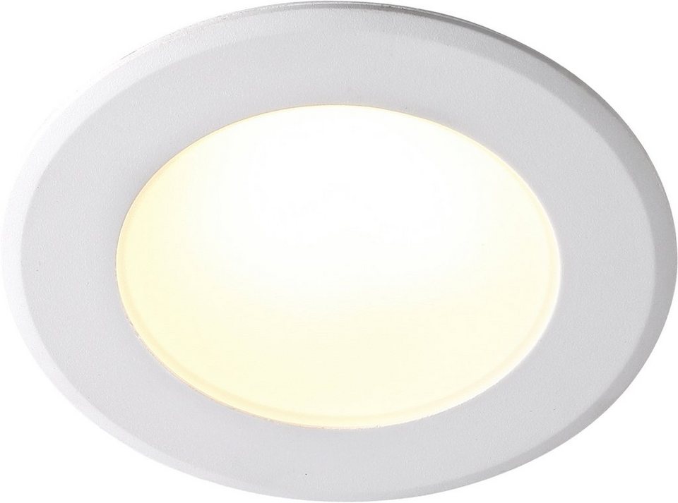Nordlux LED Einbaustrahler Birla, LED fest integriert, Warmweiß, IP44, für  Badezimmer geeignet