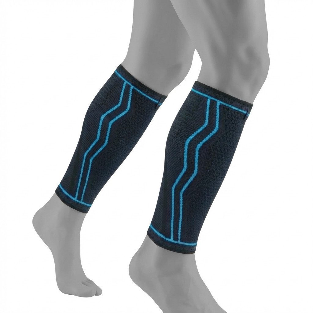 AGILE NOW Stützbandage Wadenbandage (Paar), Stabilisiert & Entlastet (Wadenbandagen, Kompression für die Waden), Wadenbandagen Atmungsaktiv & Rutschfest