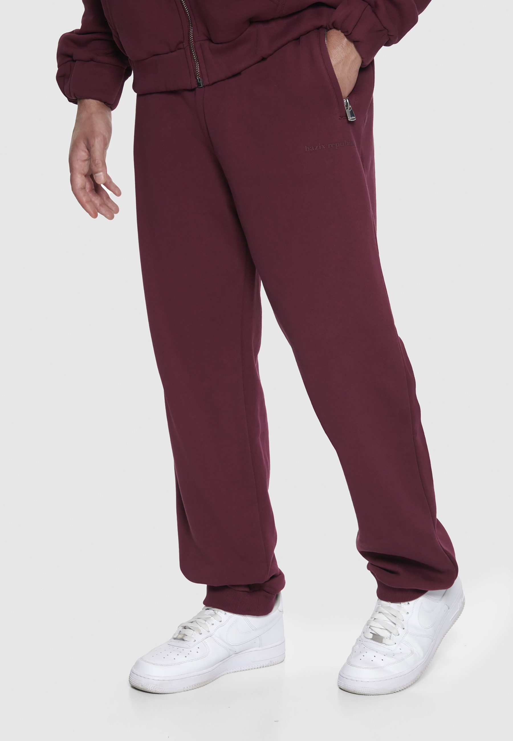Dropsize Jogginghose Dropsize Herren Bazix Republiq Super Heavy Blank Jogger (1-tlg)