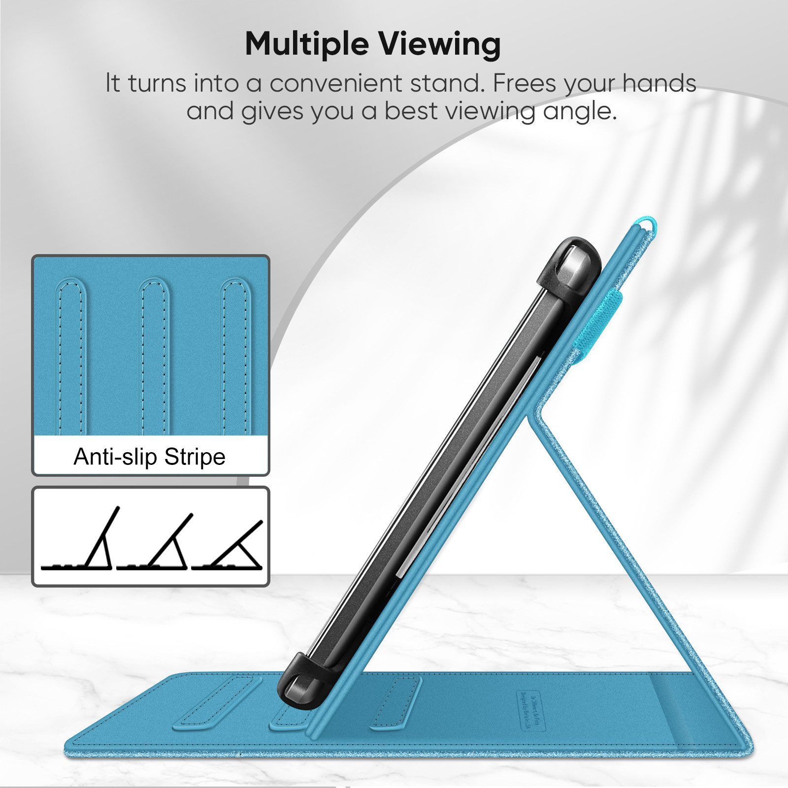 Fintie Tablet-Hülle Universal Hülle für Blackview Tab60 WiFi Tablet 10''/Tab 70/Tab 80 10" – Bild 3 von 5
