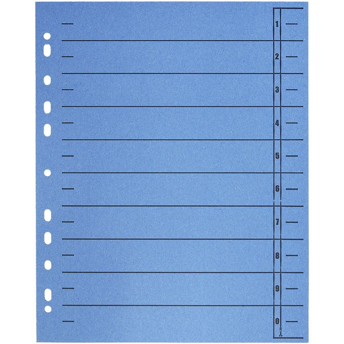 Otto Office Nature Aktenordner, Trennblätter 1-10, DIN A4 Maxi, 100-tlg., Kraftkarton 230 g/m²