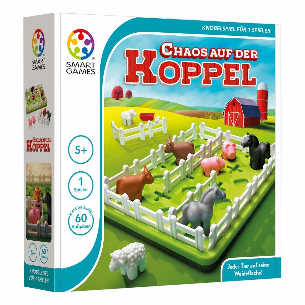 Smart Games Spiel Chaos auf der Koppel, Solitärspiel