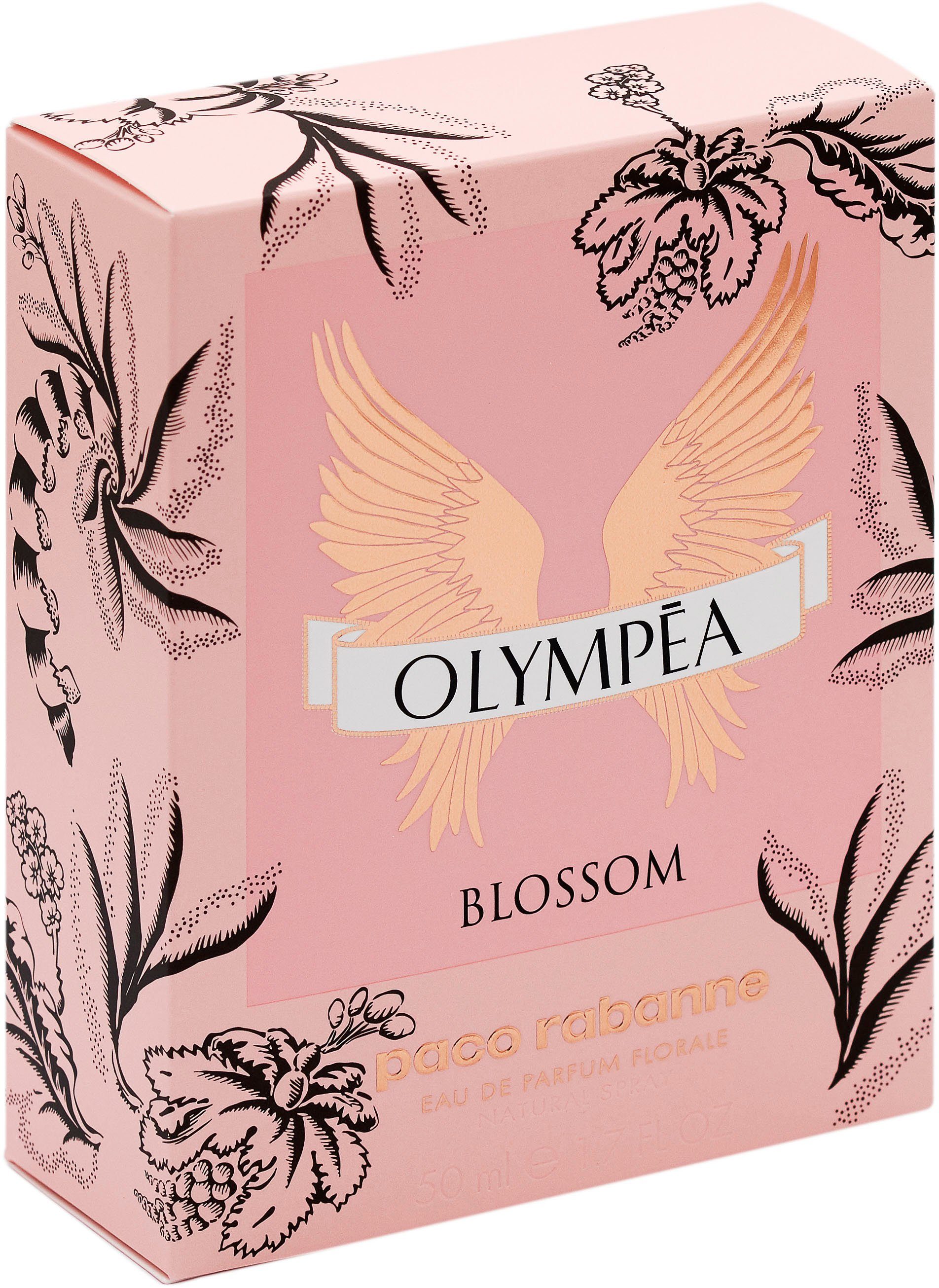 Parfum de Blossom rabanne Olympéa paco Eau