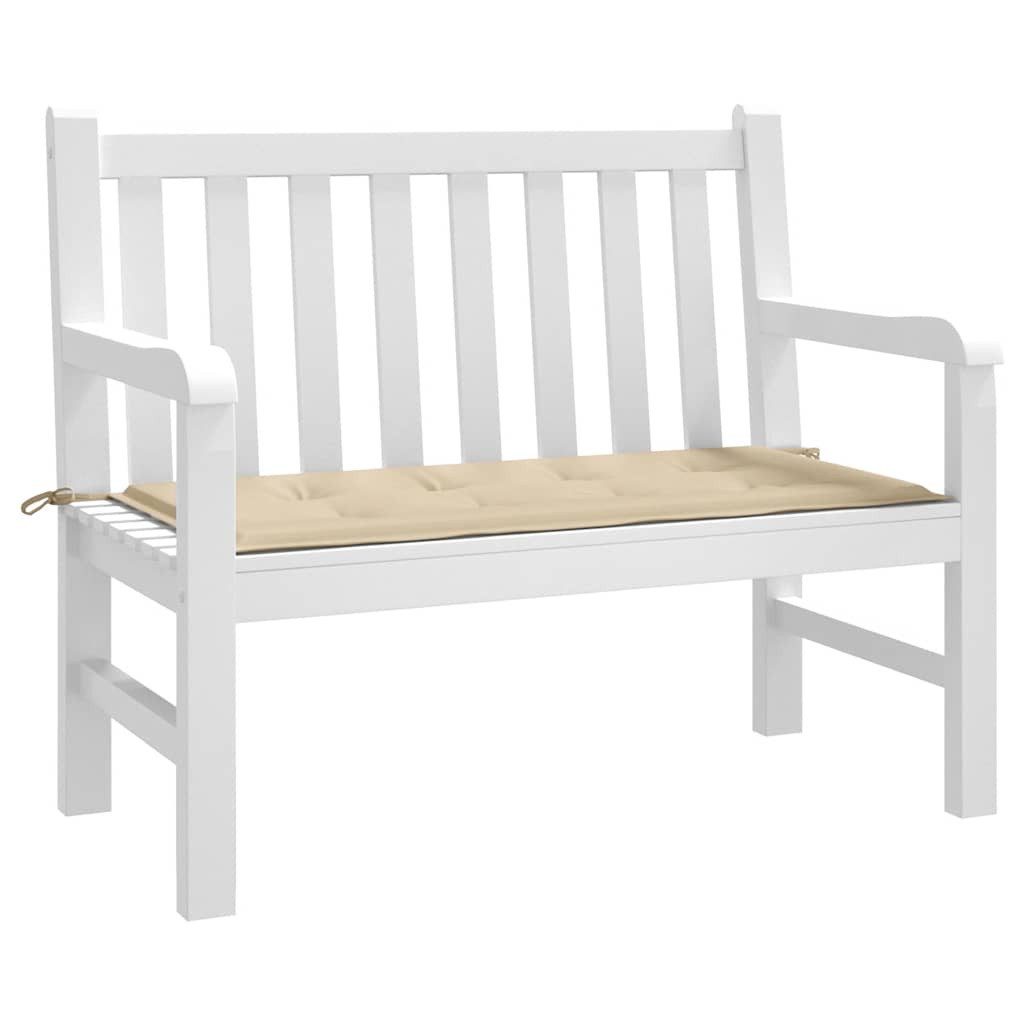 vidaXL Sitzauflage Gartenbank-Auflage Beige 120x50x4 cm günstig online kaufen