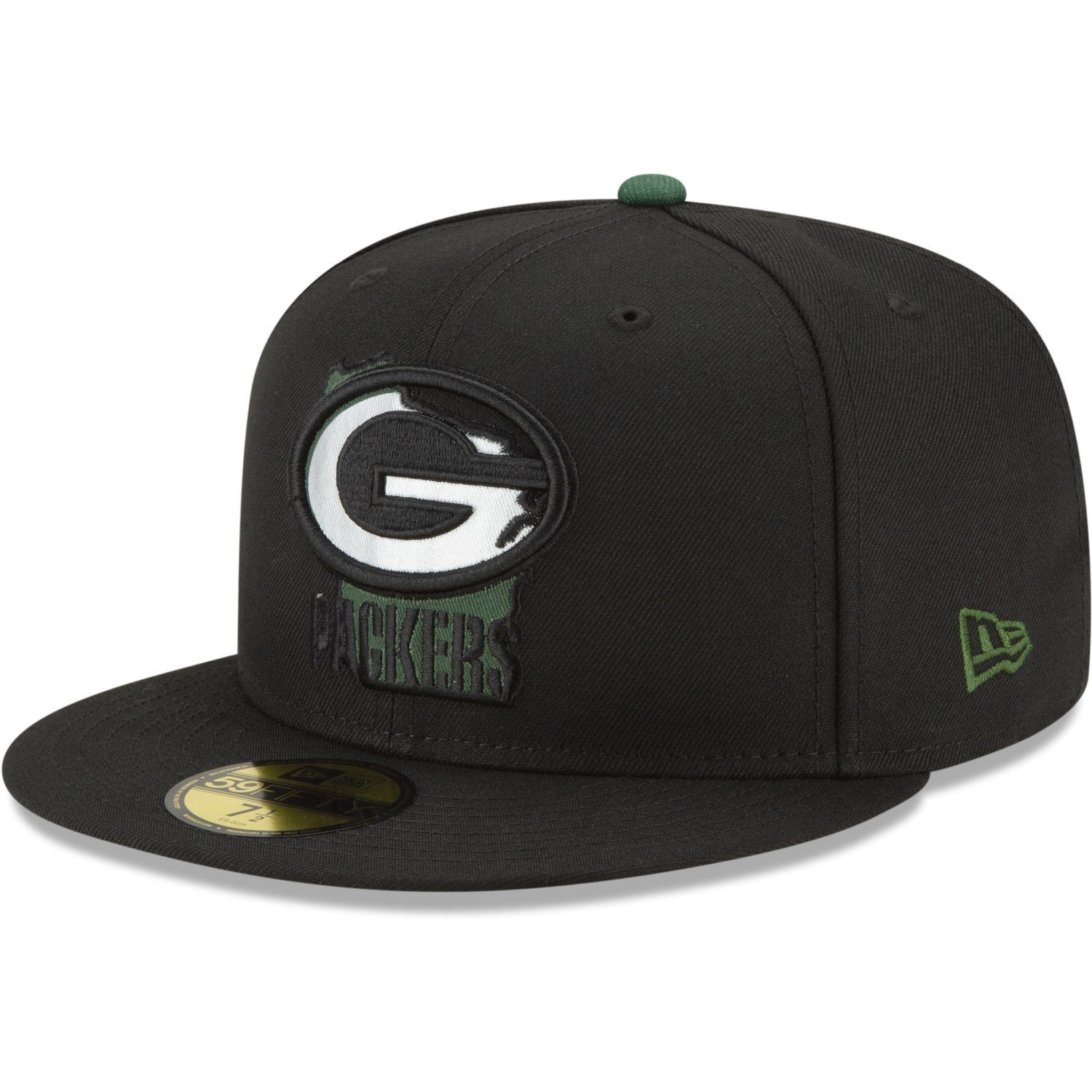NFL New Cap Packers STATE Fitted LOGO Bay Green Era 59Fifty Teams