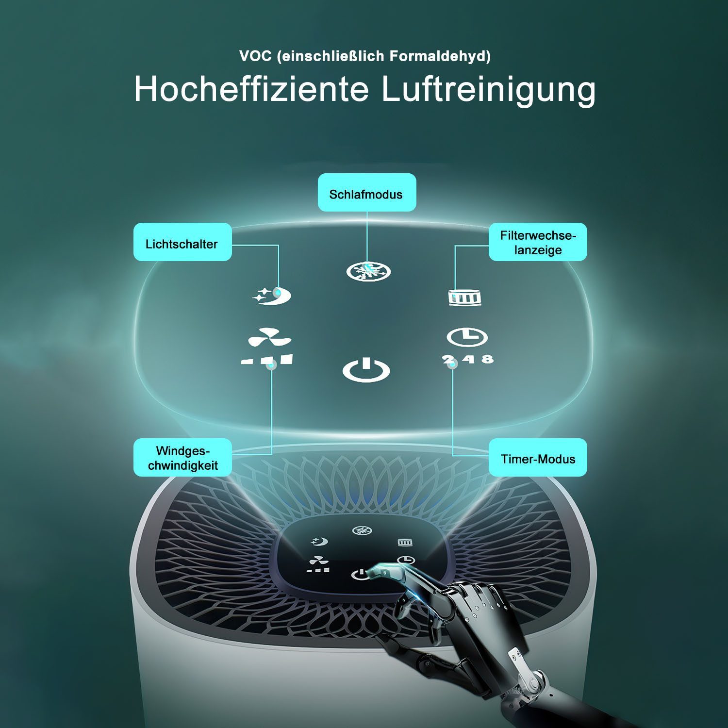 feinlux Luftreiniger CT1123