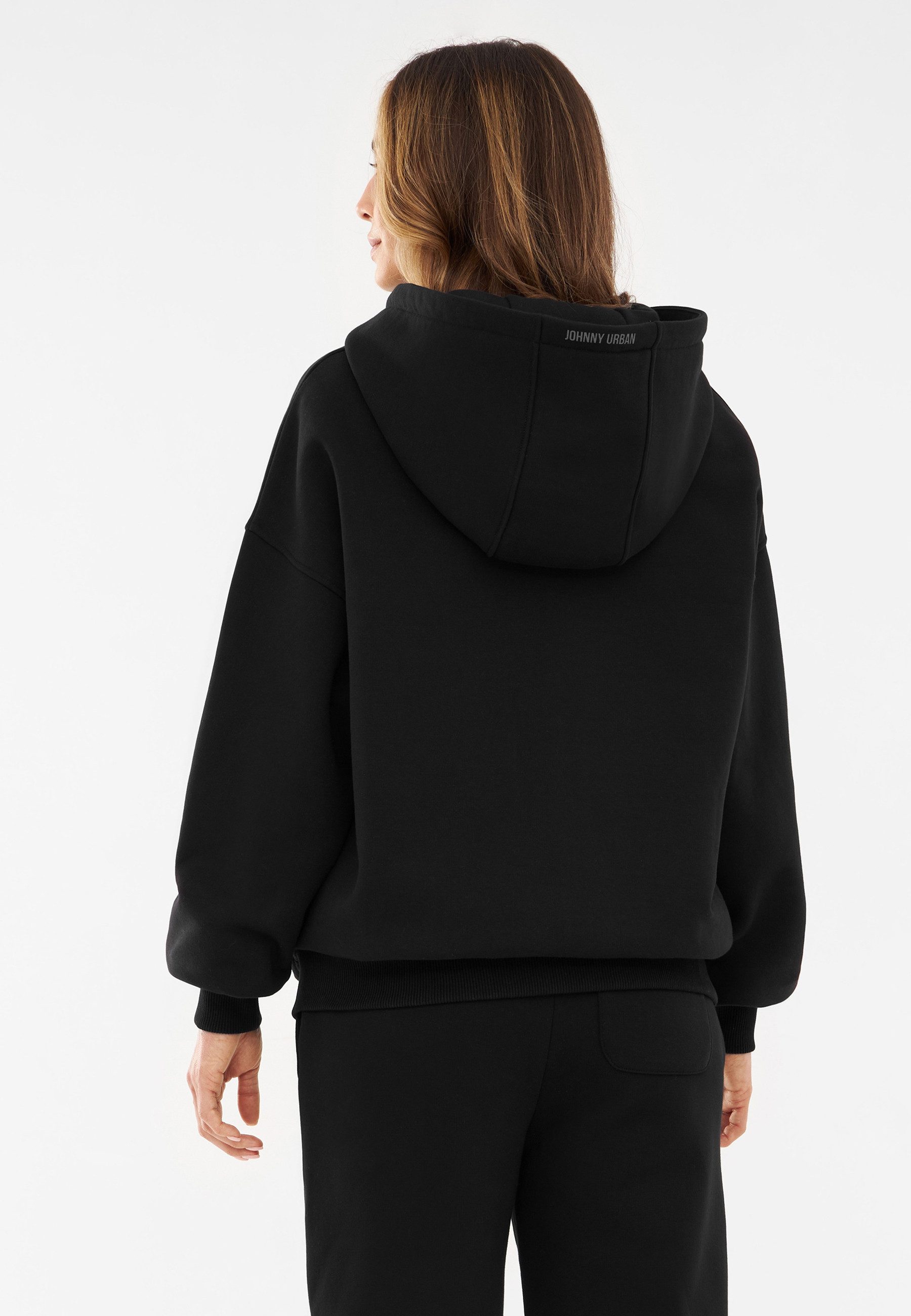Johnny Urban Sweatjacke Caleb Oversize Sweatjacke (1-tlg) Kapuzenjacke aus dickem Stoff, weich und knitterfrei – Bild 3 von 5