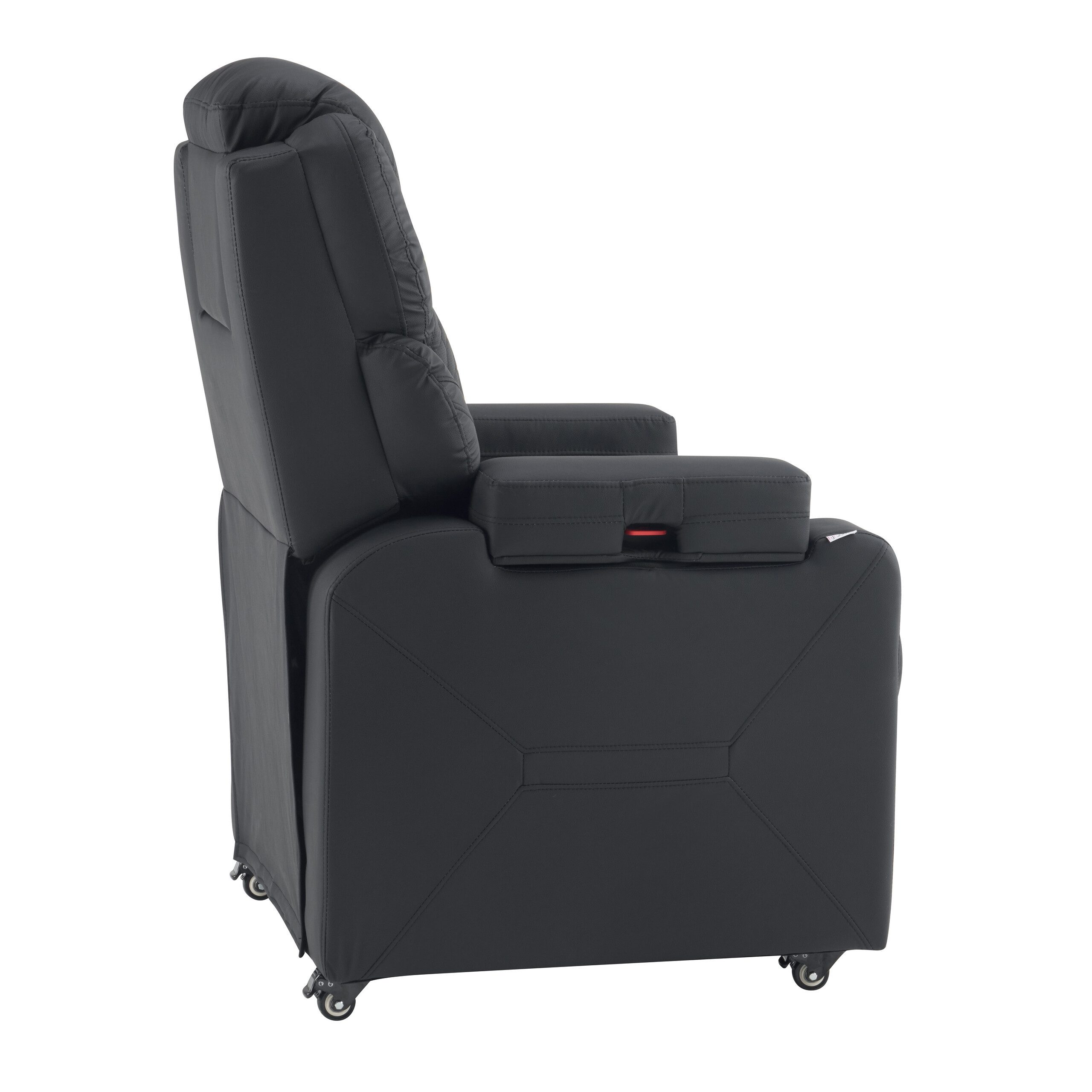 hjh OFFICE Loungesessel Loungesessel Game Sport RX Kunstleder, Gaming Relax Sessel mit Kopfstütze, 90–170° Neigungswinkel, drehbar