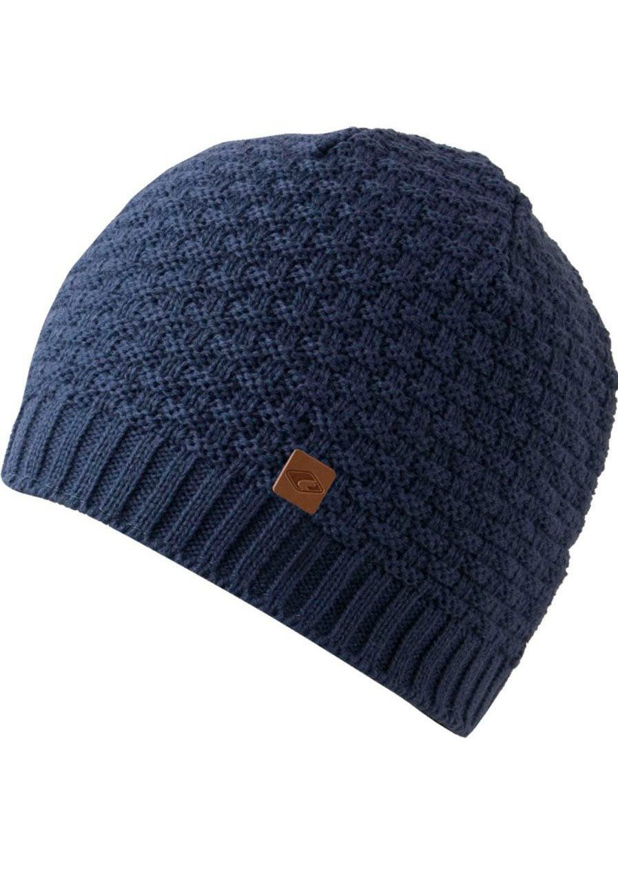 【Großes Set】 chillouts Beanie Kasimir Hat Mit One Rippenbündchen, Size blue