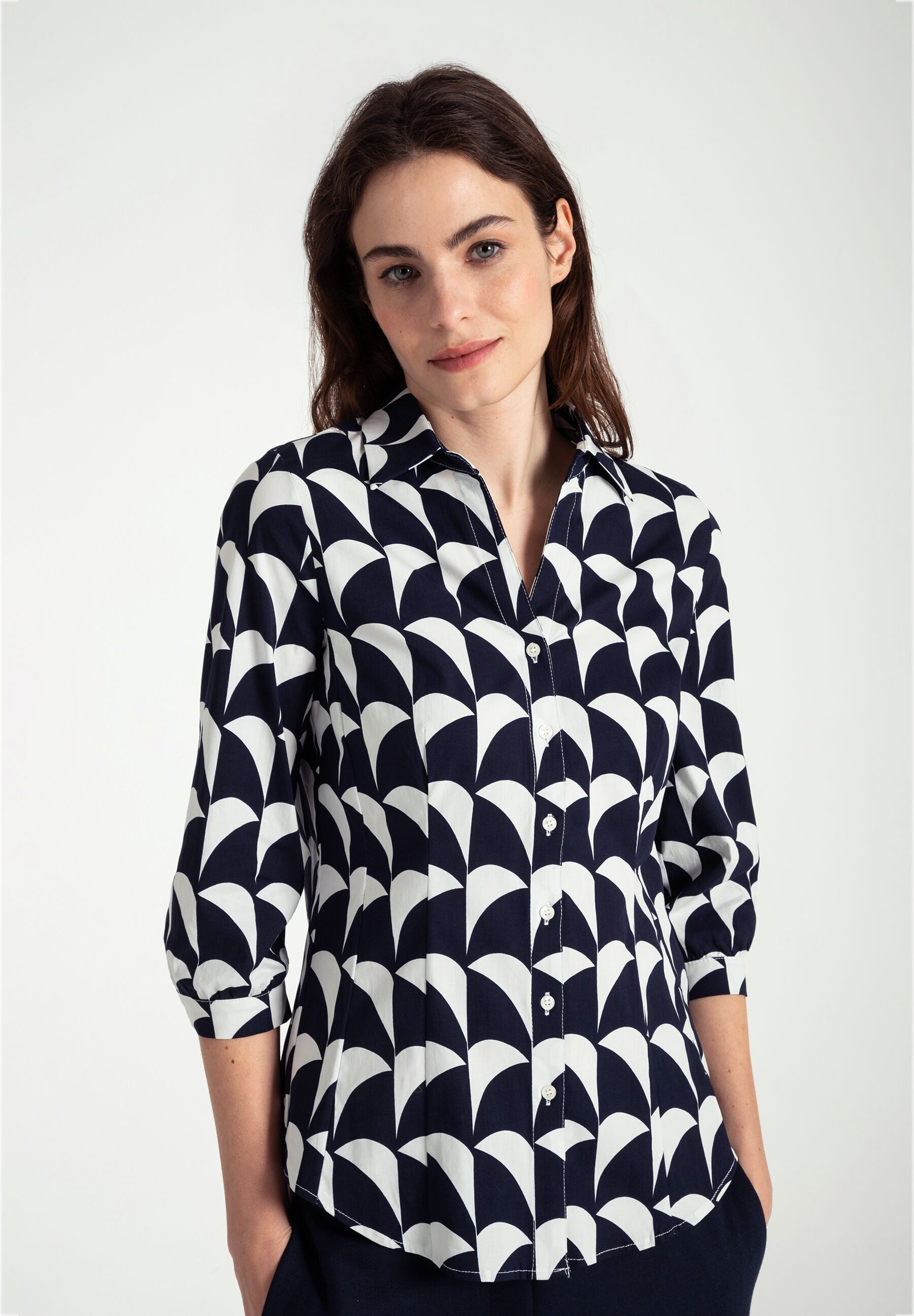 Klassische Bluse Hemdbluse