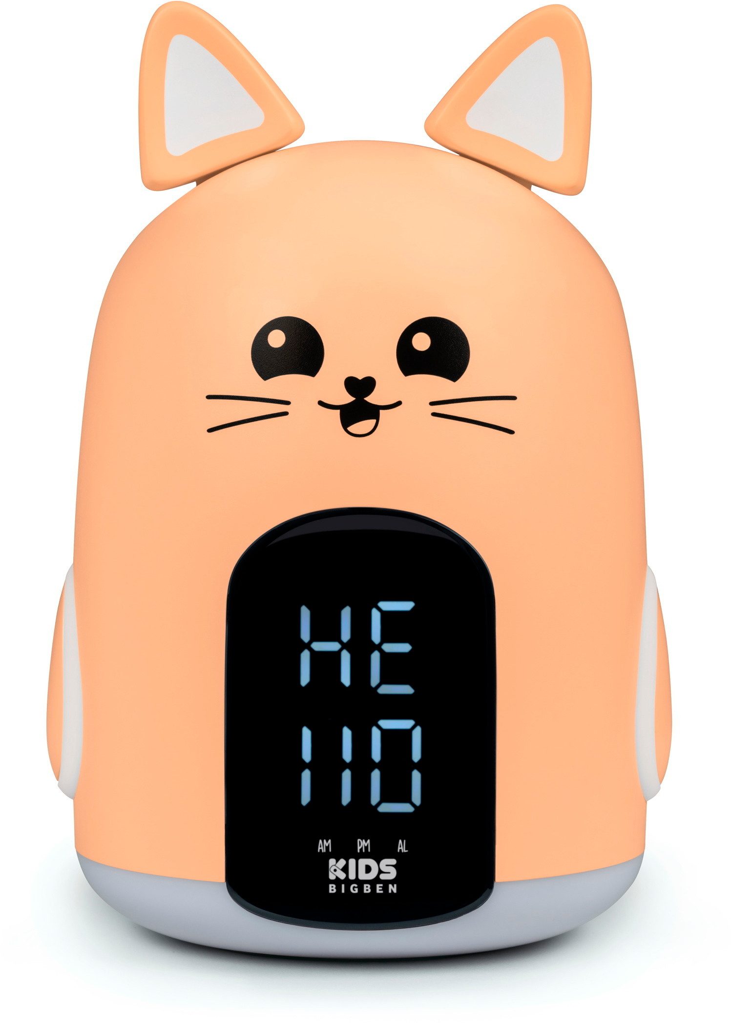 BigBen Wecker Kids Wecker und Nachtlicht HELLO Cat dimmbares Display AU387827