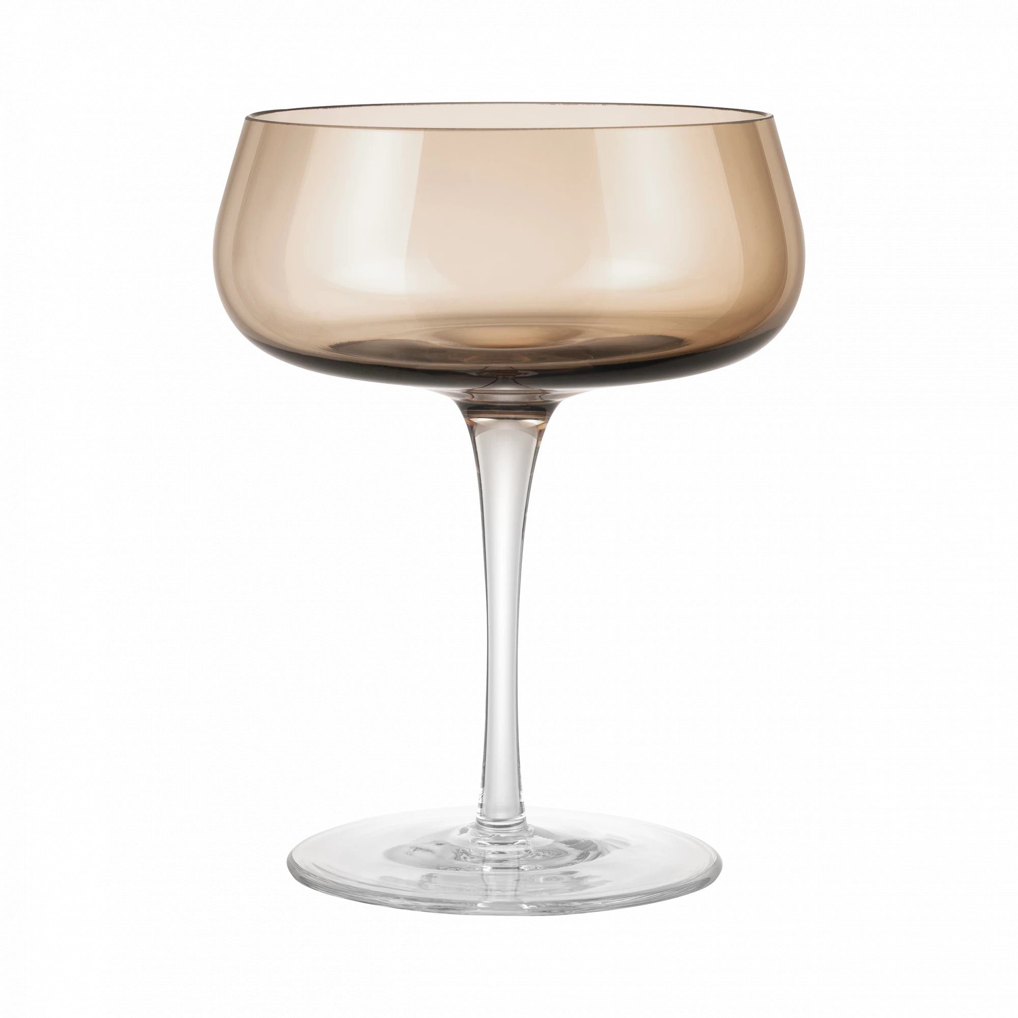 Sektglas -BELO- Designer-Sektschale im 2er-Set aus mundgeblasenem Glas