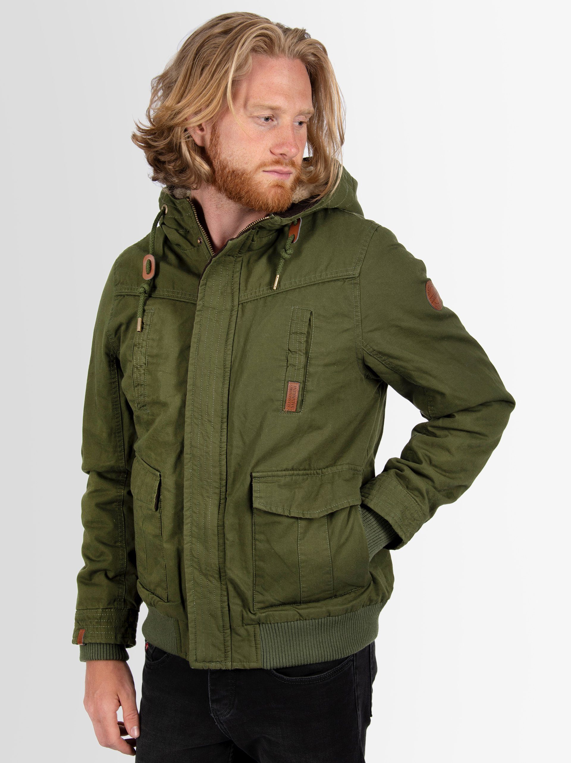 Alessandro Salvarini Winterjacke ASRigio mit warmem Teddyfell