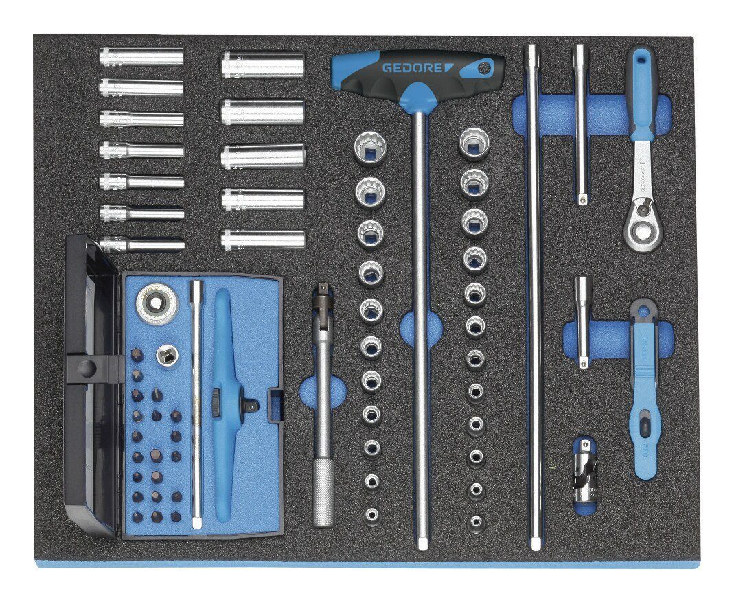 1/4 (70 CT2/4 Steckschlüsselsatz Gedore Werkzeugmodul St), Steckschlüssel