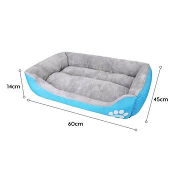 wuuhoo Tierbett Lucky 45cm I flauschiges und gemütliches Hundesofa, für kleine und mittelgroße Hunde I Haustierbett Waschmaschinen geeignet