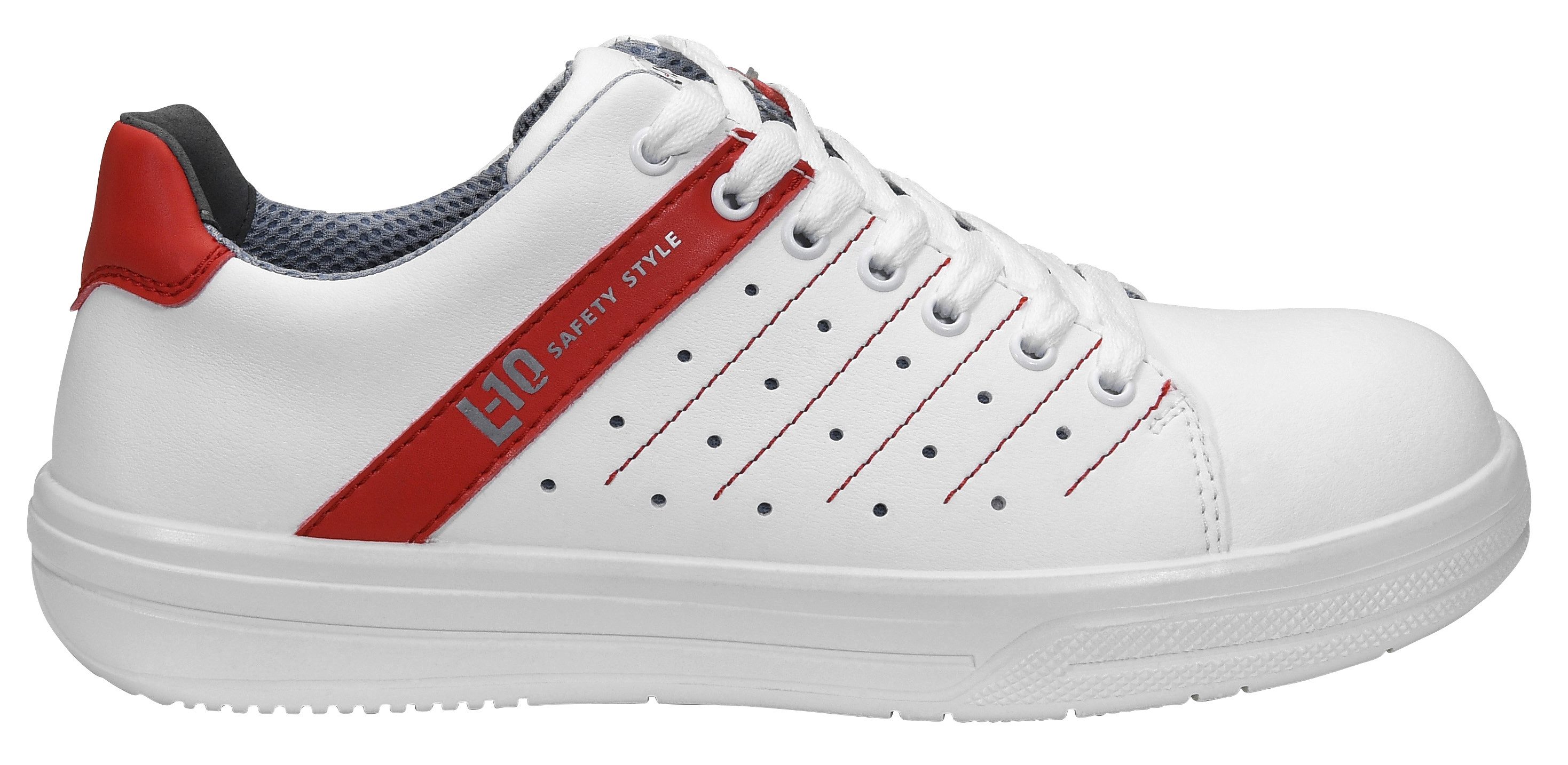 ELTEN NORRIS white-red Low ESD O1 Sicherheitsschuh (Schuhkarton, Paar)