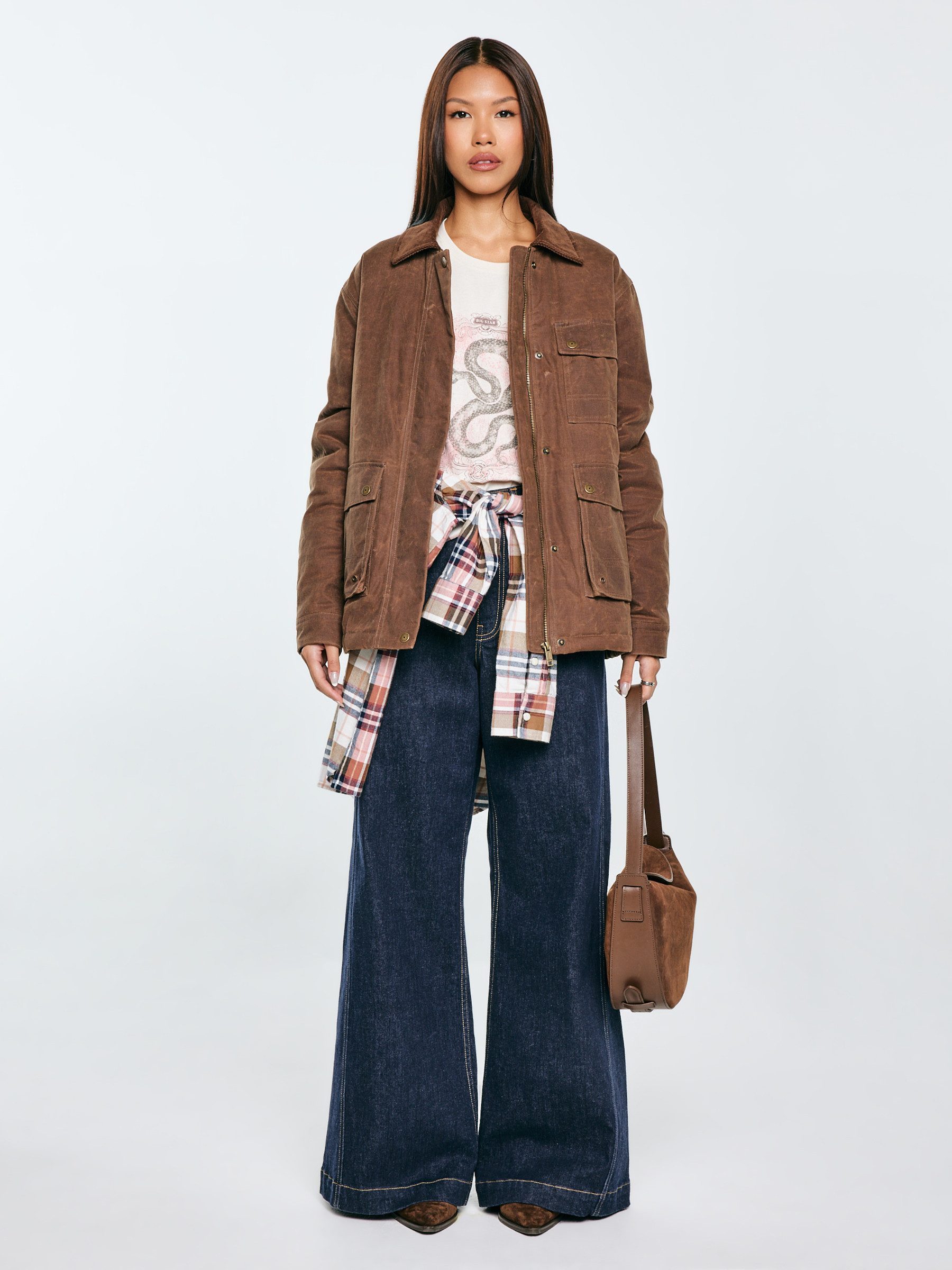 BIG STAR Outdoorjacke TORMIA OHNE KAPUZE