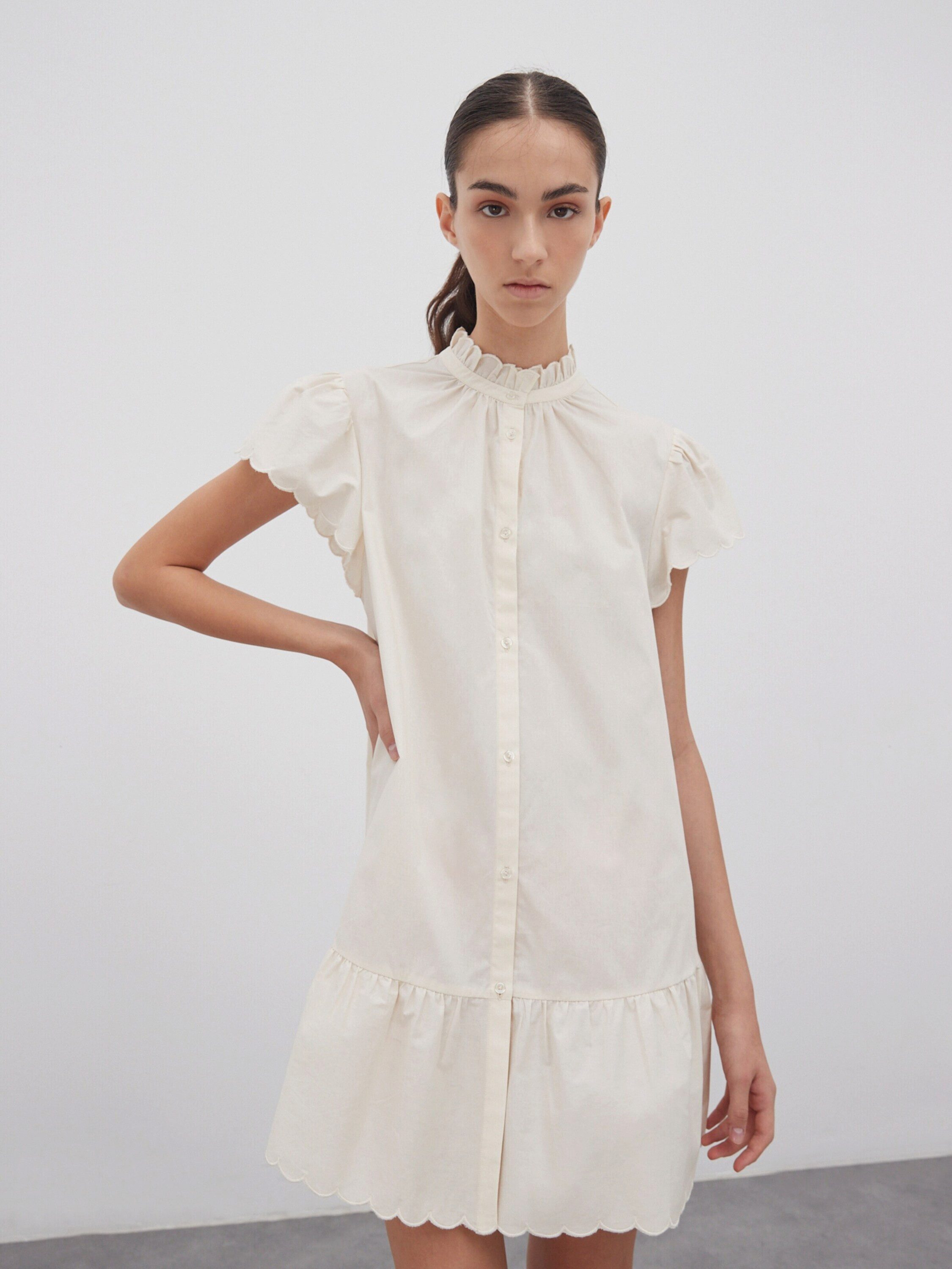 EDITED Blusenkleid Agnes (1-tlg) Drapiert/gerafft
