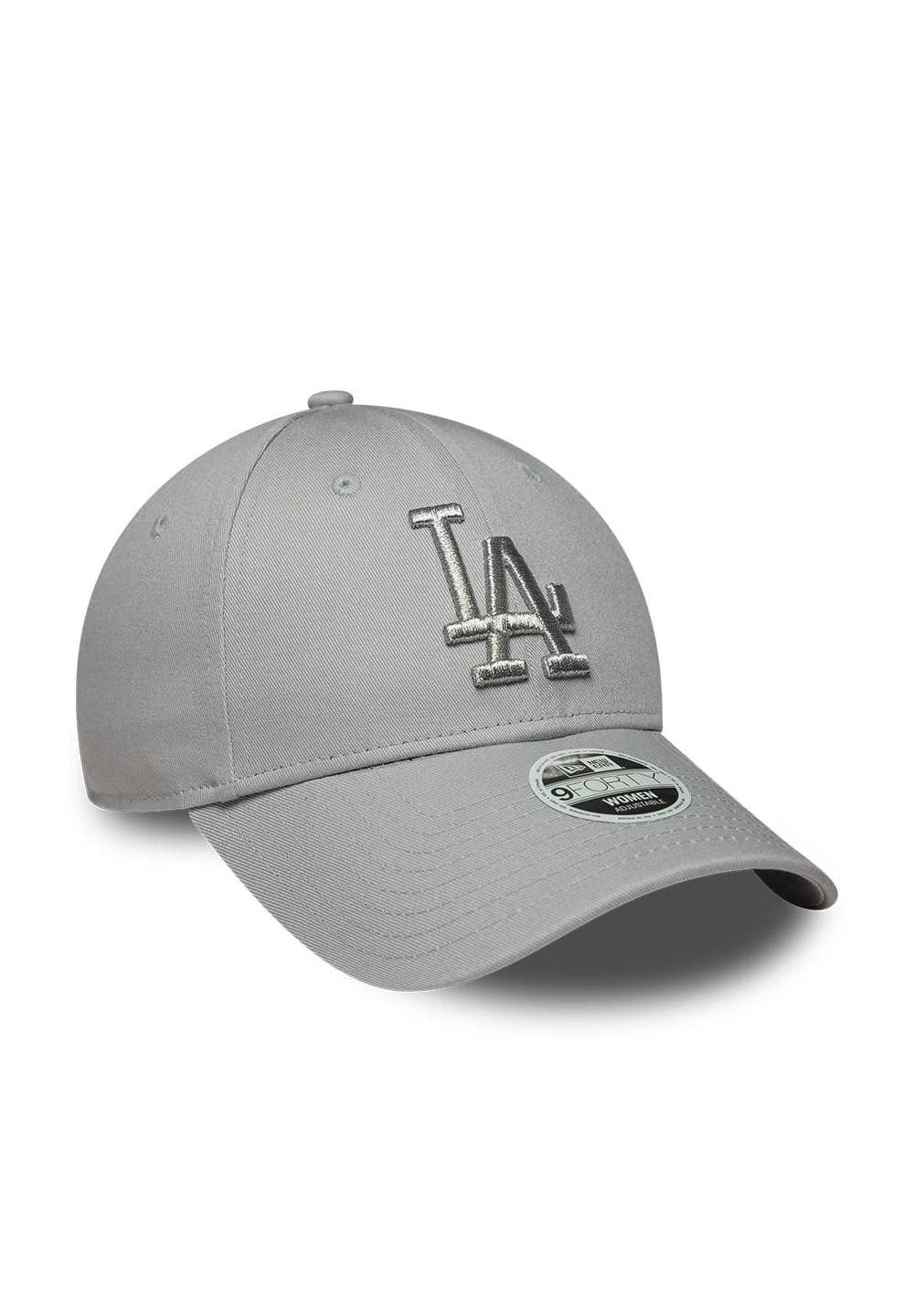 New Era Baseball Cap Los Angeles Dodgers Metallic 9Forty Cap New Era Grau (1-St)