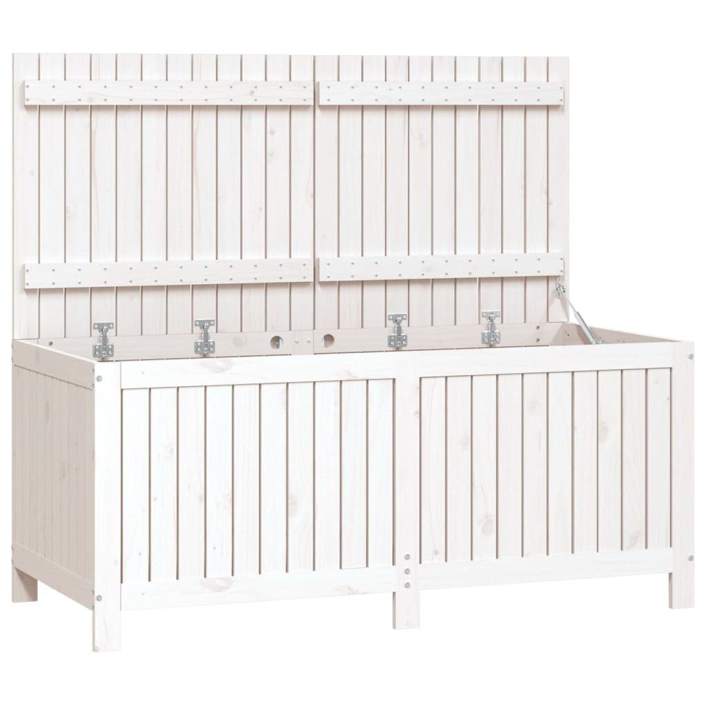 vidaXL Auflagenbox 147 x 68 x 64 cm Gartentruhe Kissenbox Kissentruhe Auflagenbox Weiß 14