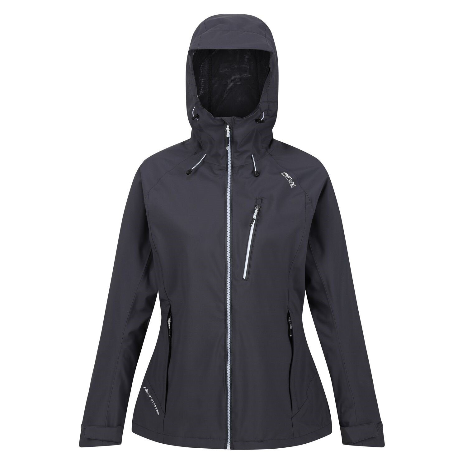 mit Birchdale Regatta Damen 10.000mm Wassersäule Grau Softshelljacke Kapuze