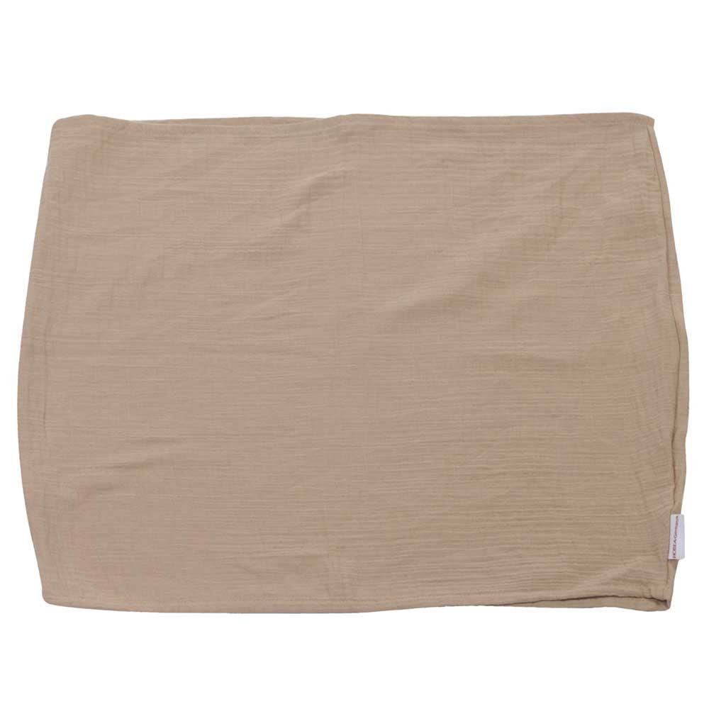 HOBEA-Germany Stillkissenbezug Baby Lagerungsbezug Musselin taupe, günstig online kaufen