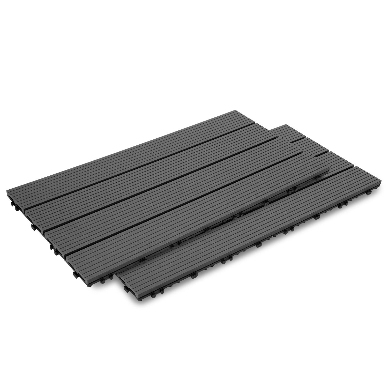 Clanmacy Holzfliesen Terrassenfliesen mit Drainagensystem Fliese günstig online kaufen