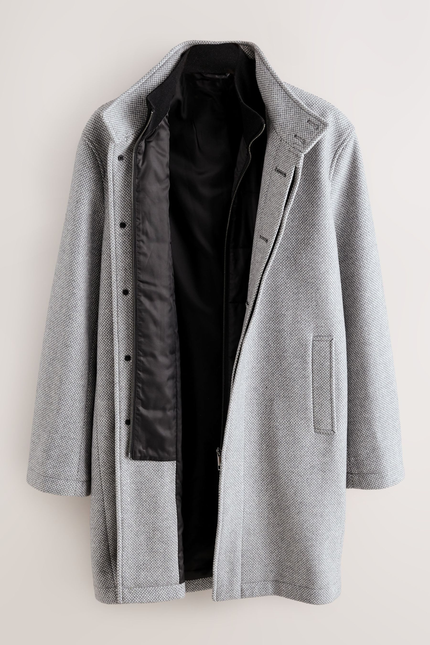 Next Steppmantel Mantel mit Mock-Weste und Trichterkragen (1-tlg) günstig online kaufen