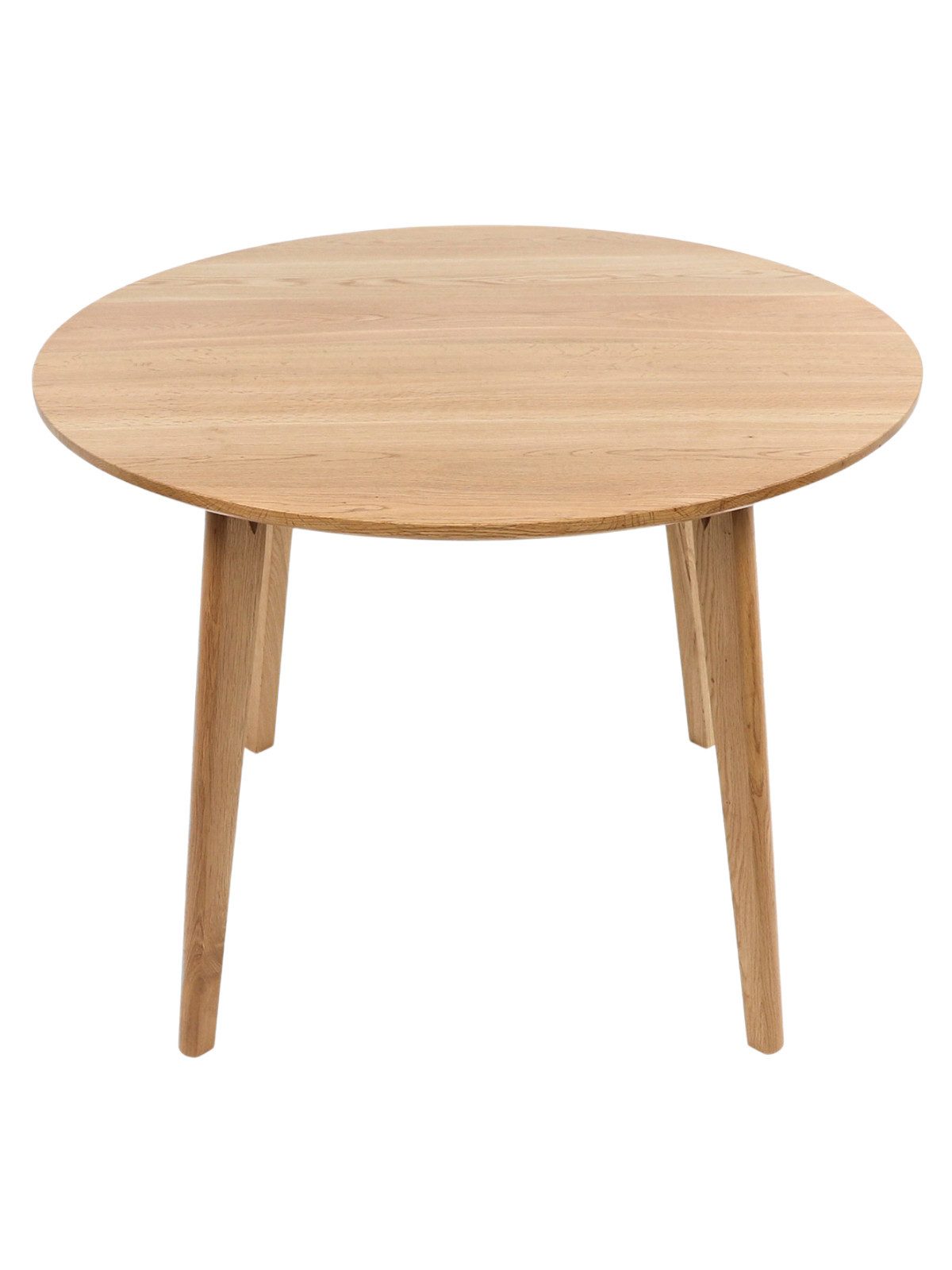 holz4home® Esstisch Rund aus Eichenholz Massiv I Wohnzimmertisch Modern, Ru günstig online kaufen