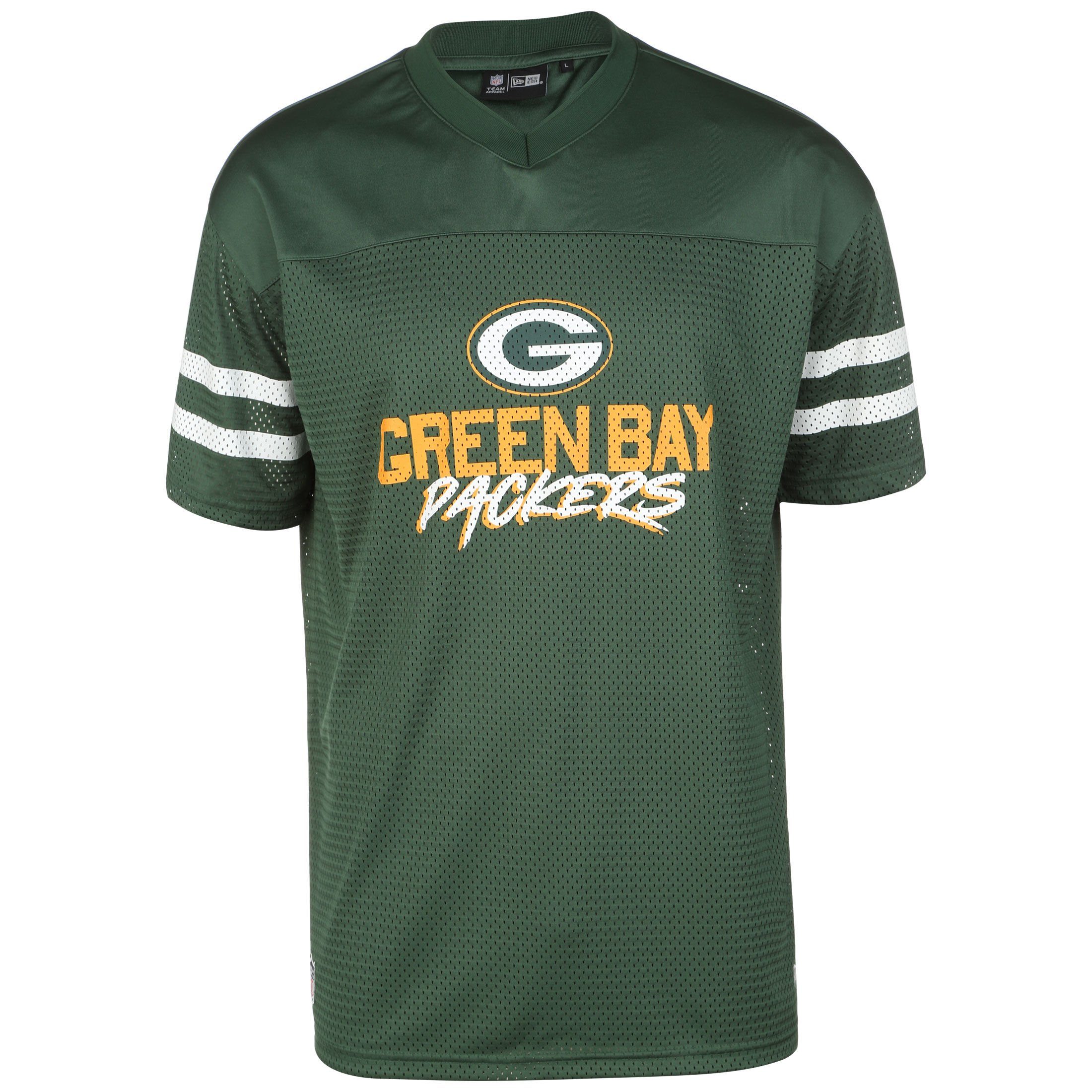 New Era Trainingsshirt NFL Green Bay Packers Script Mesh T-Shirt Herren