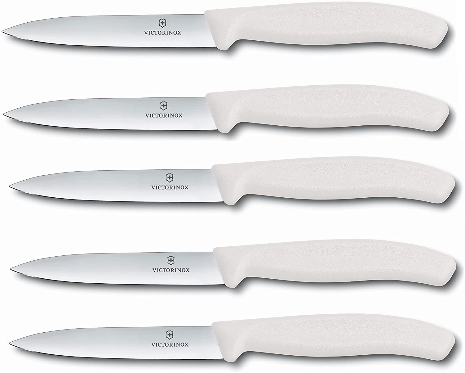 Victorinox Gemüsemesser Swiss Classic Gemüsemesser, 10 cm Klinge, 1er Set, ideal für präzise Schnitte, ergonomischer Griff