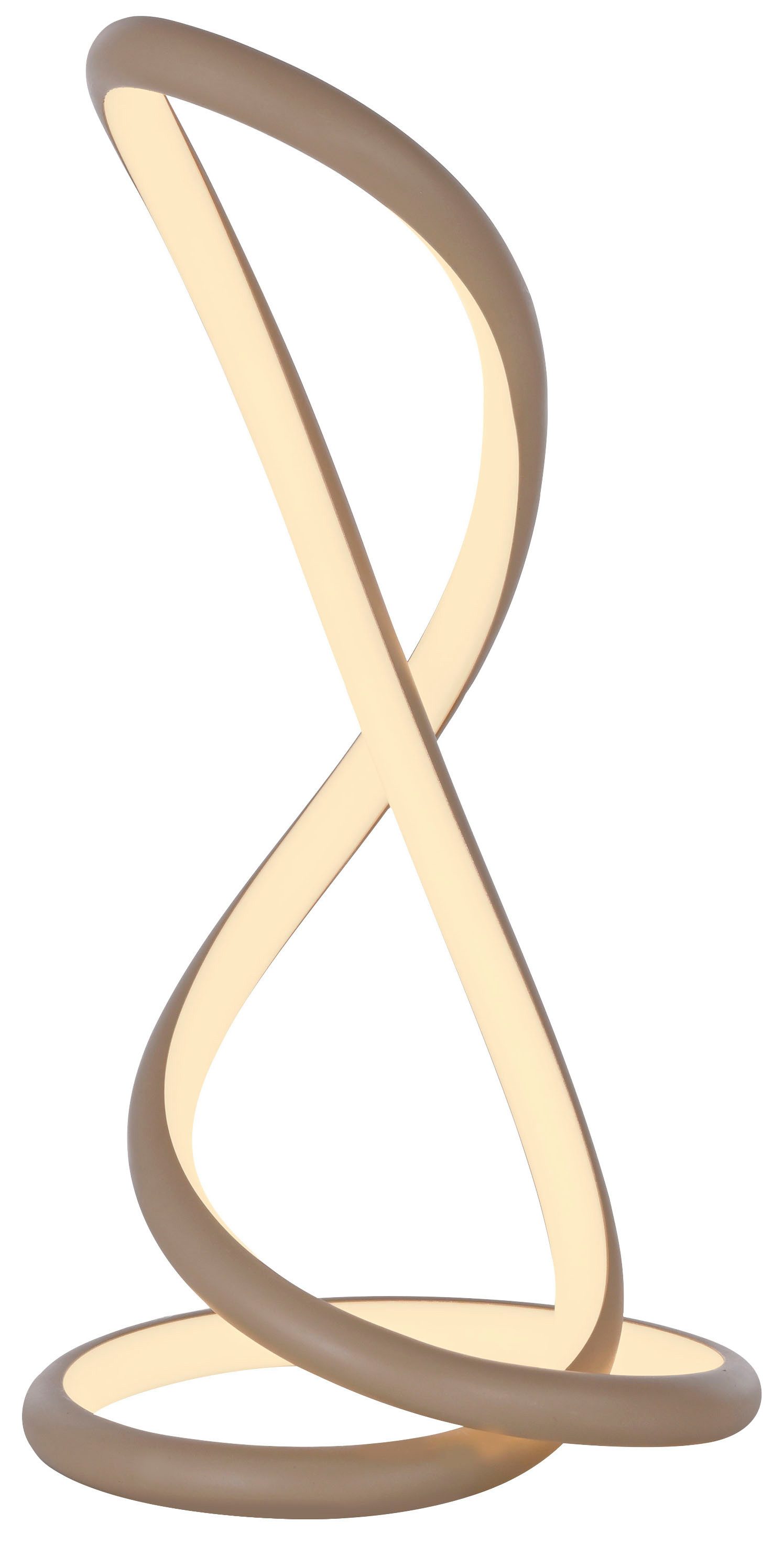 Paul Neuhaus LED Tischleuchte TWIST, LED fest integriert, Warmweiß, Schnurdimmer