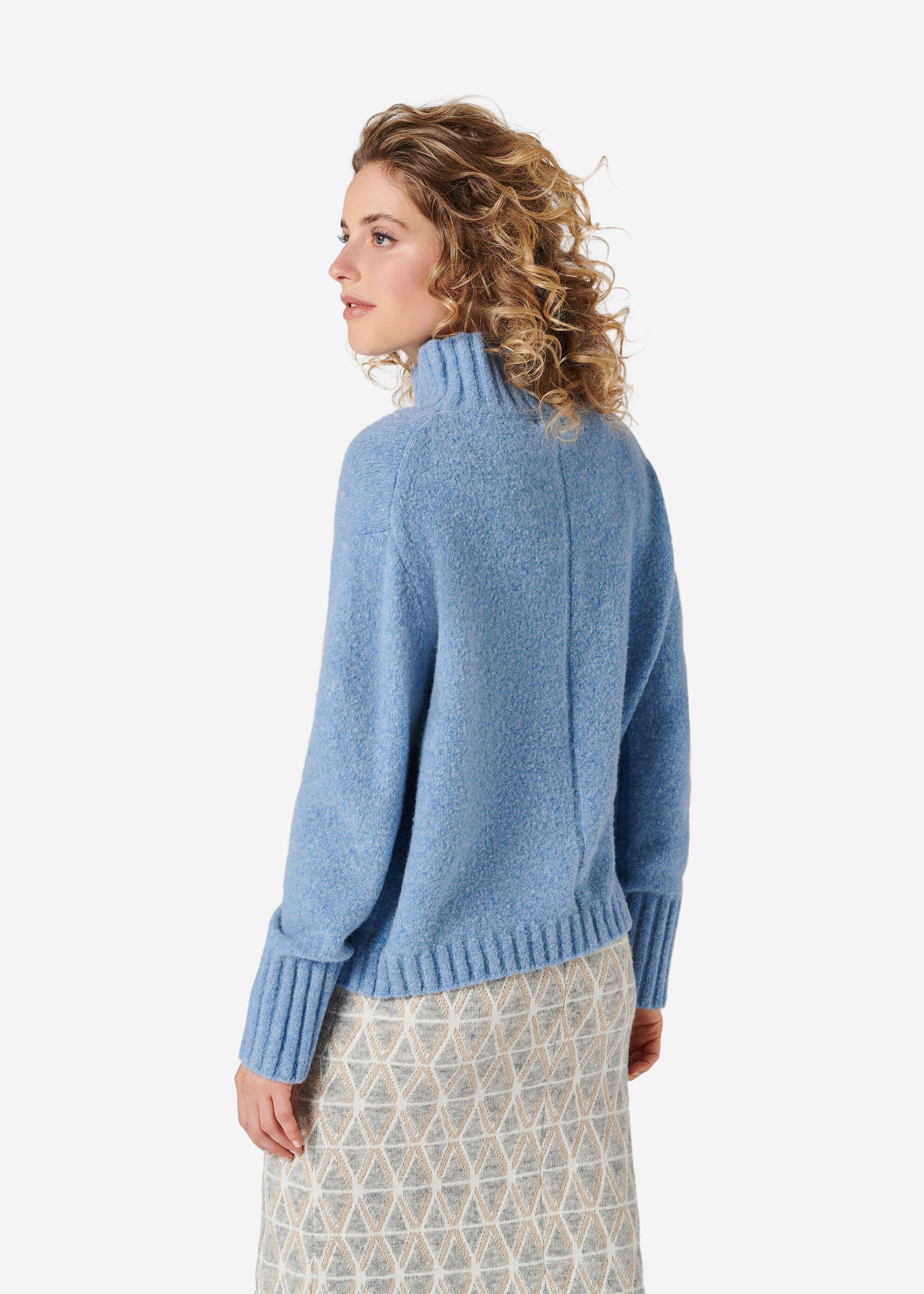aus Wolle-Yak-Mix in paradise eve mit Strickpullover Polly