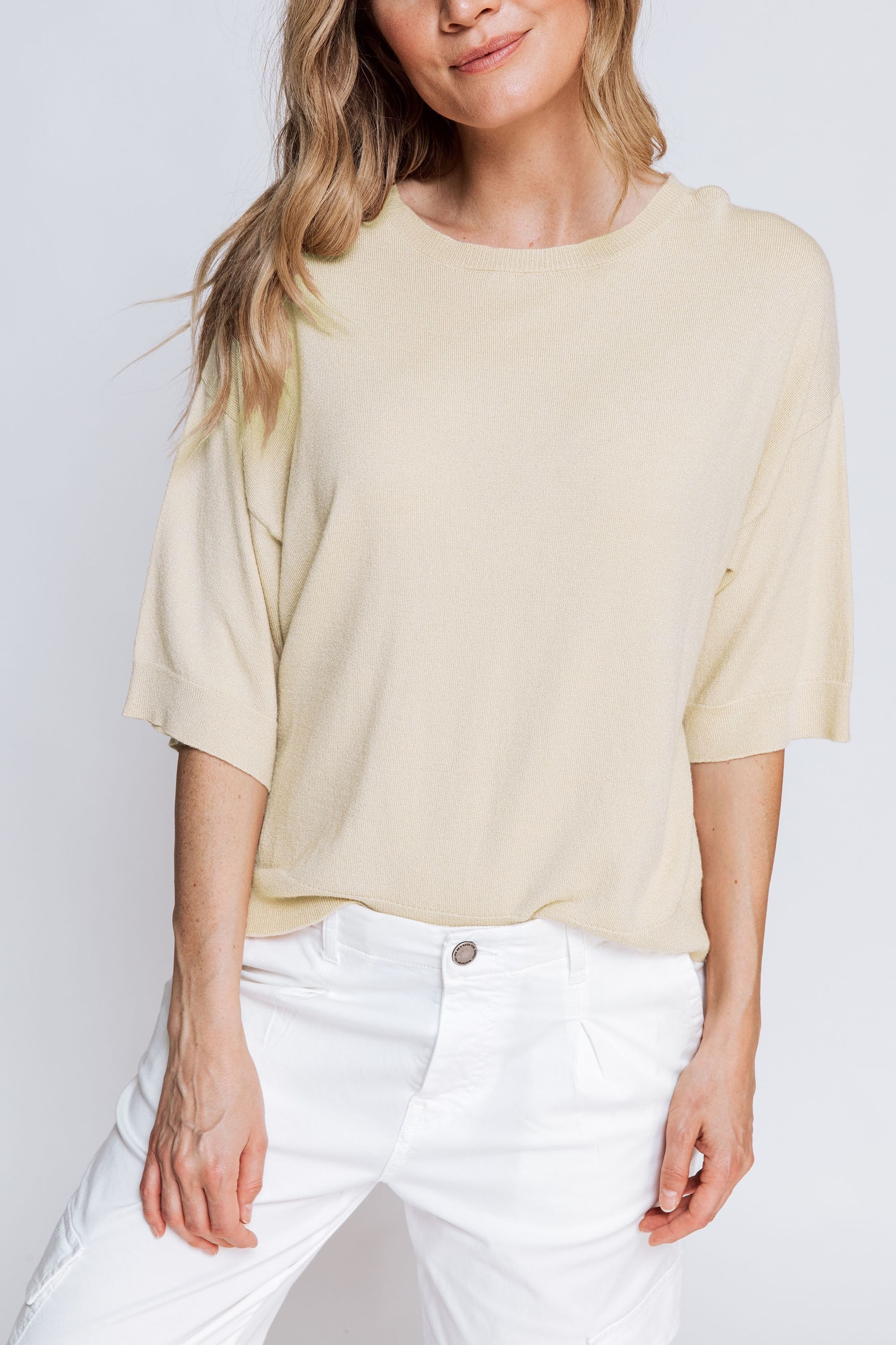 Zhrill Strickpullover Pullover ZHFENNA Beige Care günstig online kaufen