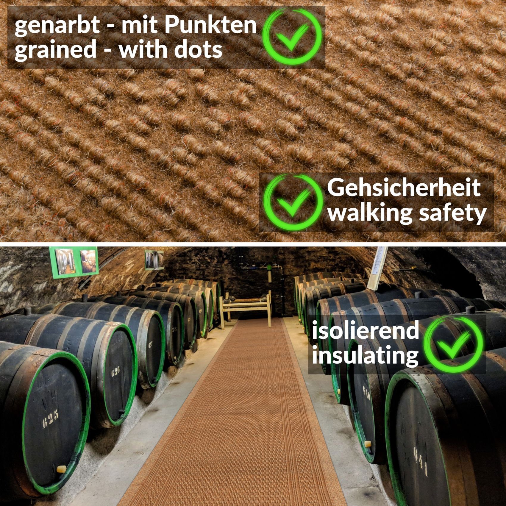 ANRO Läufer, Eckig, Höhe: 6 mm, günstig online kaufen