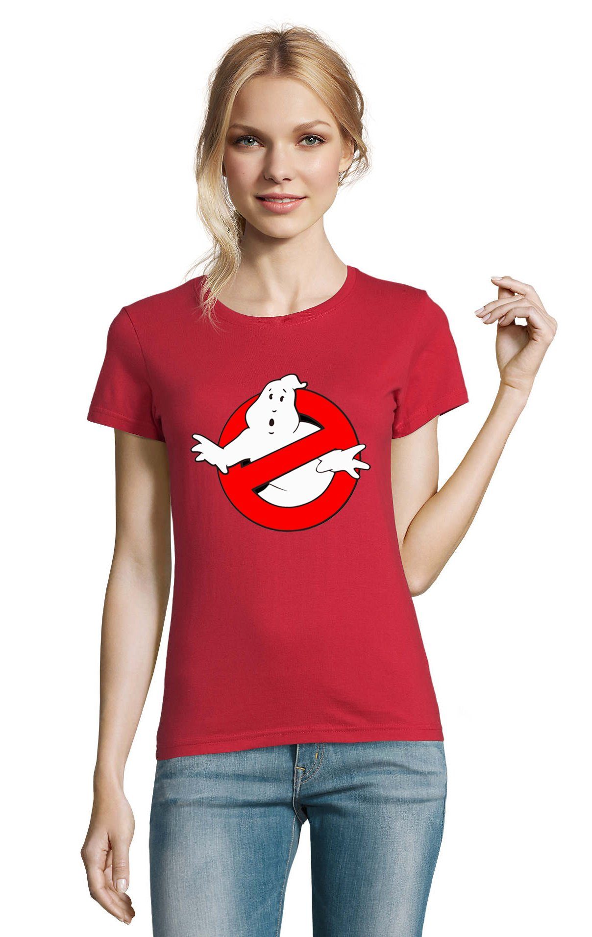T-Shirt Damen Ghostbusters Ghost Geister Geisterjäger