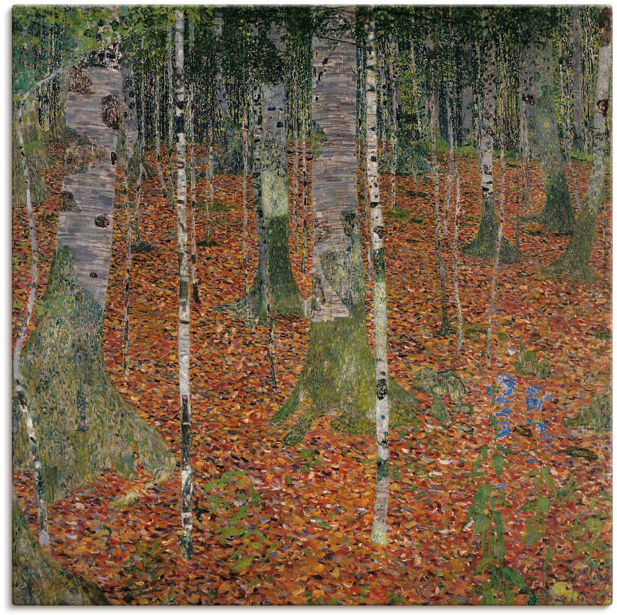 Artland Wandbild Birkenwald. 1903, Wald (1 St), als Alubild, Leinwandbild, Wandaufkleber oder Poster in versch. Größen